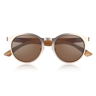 Foto 5 | Gafas De Sol Earth Wood Reine Polarizadas En Nogal/marrón - Venta Internacional.