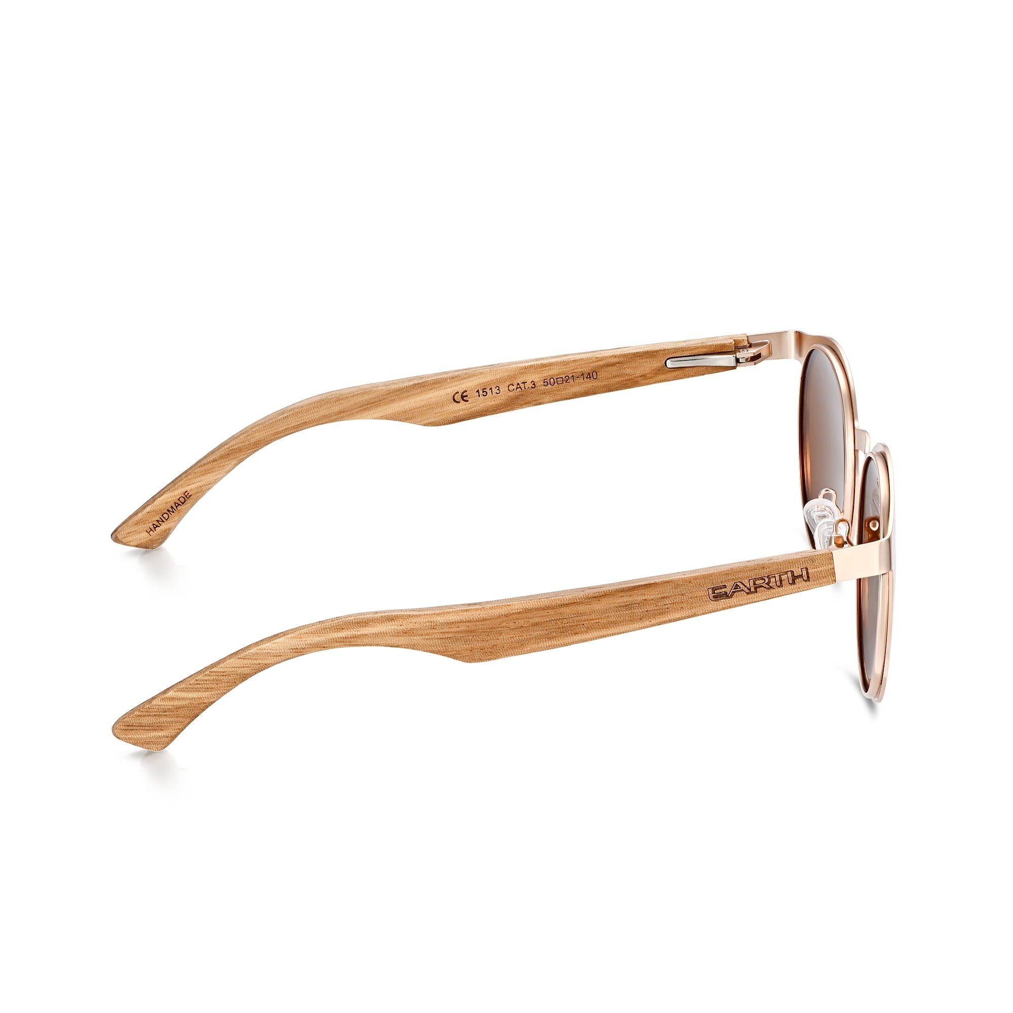 Foto 7 pulgar | Gafas De Sol Earth Wood Reine Polarizadas En Nogal/marrón - Venta Internacional.
