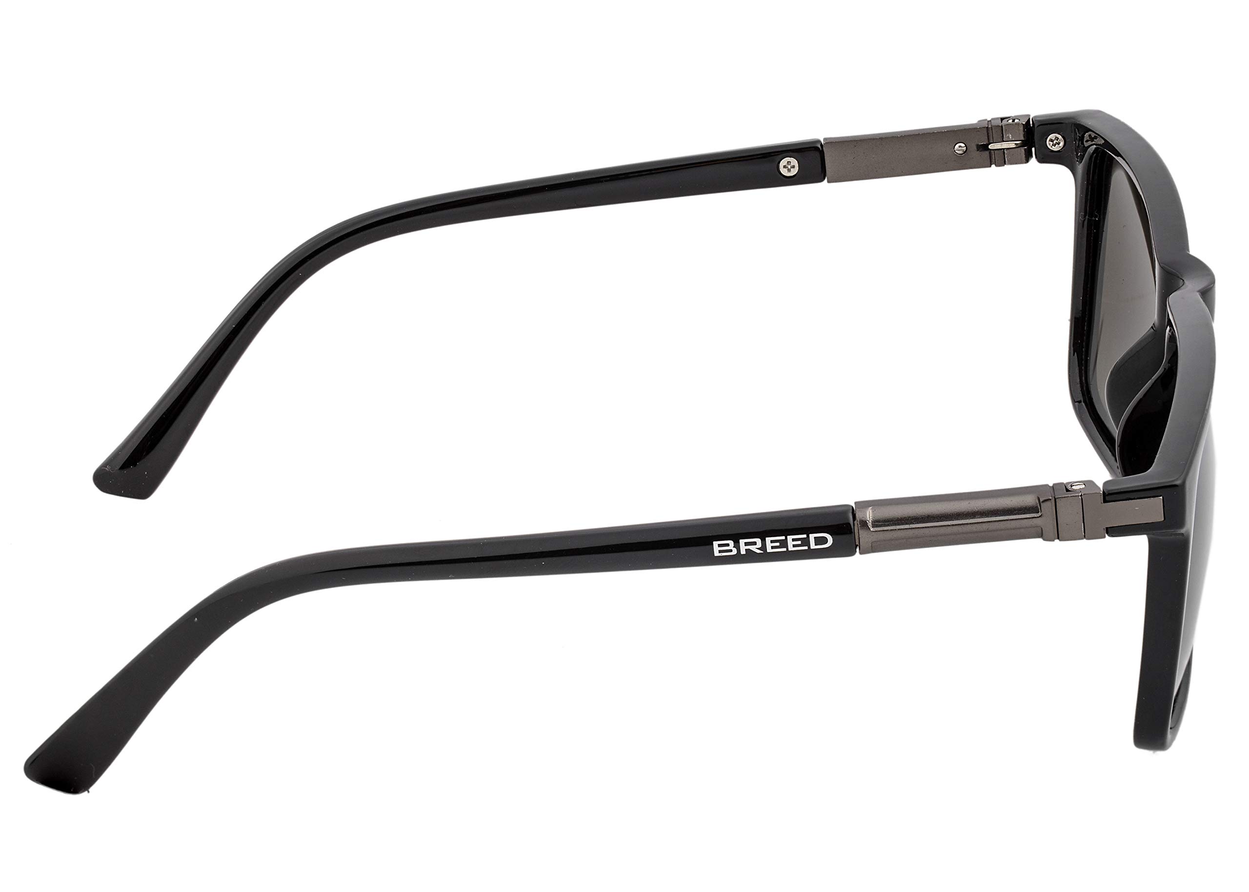 Foto 4 pulgar | Gafas De Sol Breed Caelum Polarizadas Para Hombre Negro/negro Bsg063bk - Venta Internacional.