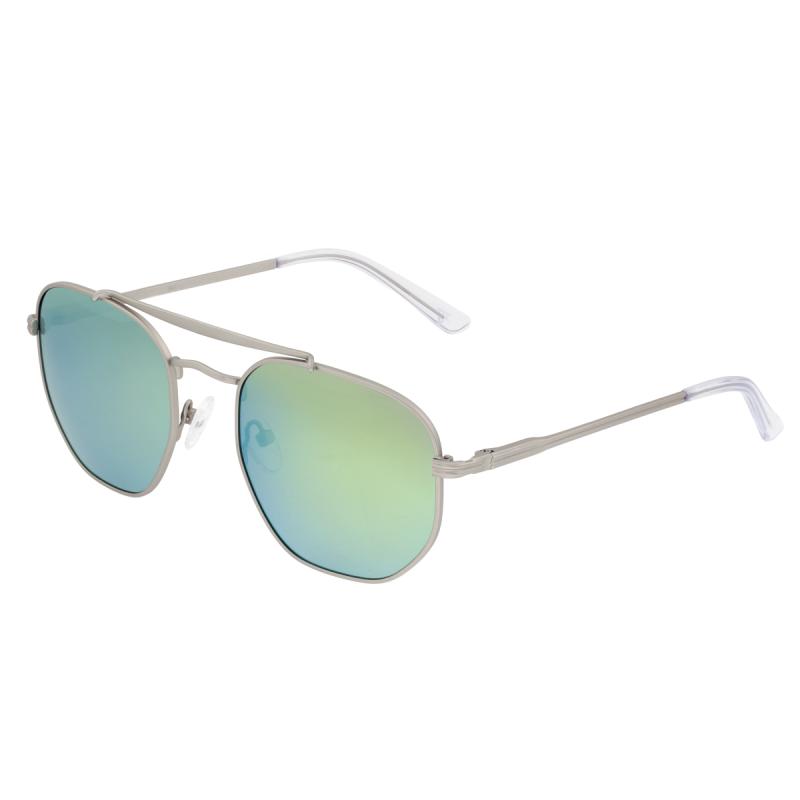 Foto 2 pulgar | Gafas De Sol Sixty One Stockton Polarizadas Plateado/amarillo-verde - Venta Internacional.