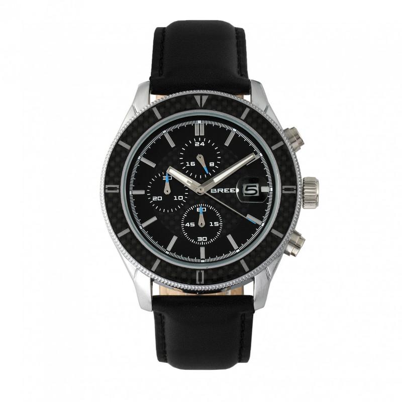 Foto 2 pulgar | Reloj Breed Maverick Chronograph Para Hombre Con Fecha - Plateado/azul