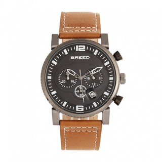 Foto 1 | Reloj Breed Maverick Chronograph Para Hombre Con Fecha - Plateado/negro