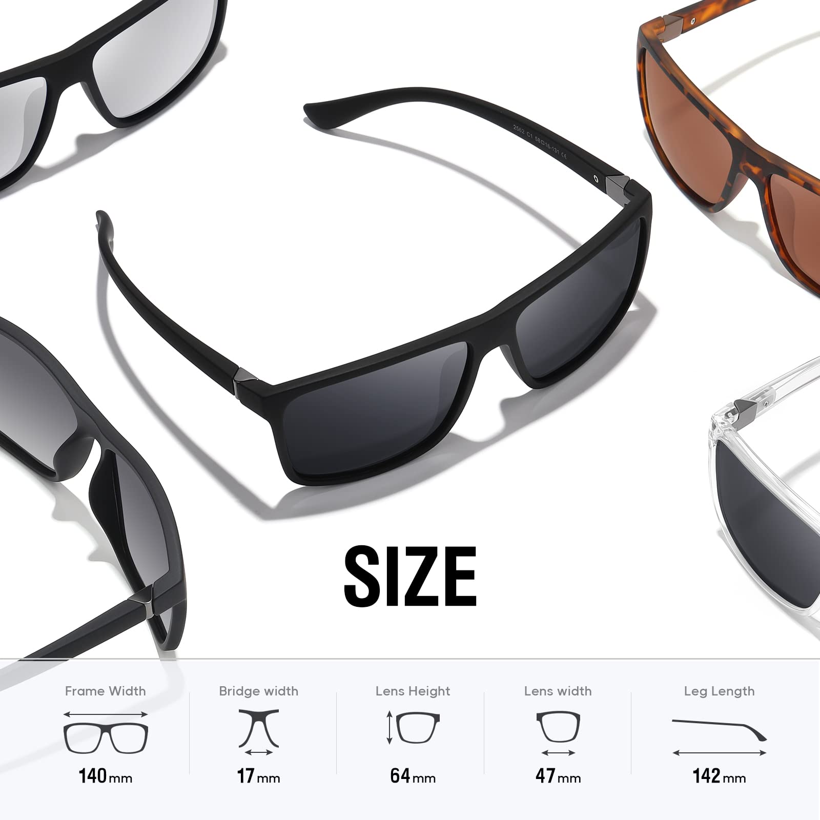 Foto 4 pulgar | Gafas De Sol Kwhzxgyy Polarizadas Para Hombre Y Mujer  Negras - Venta Internacional.