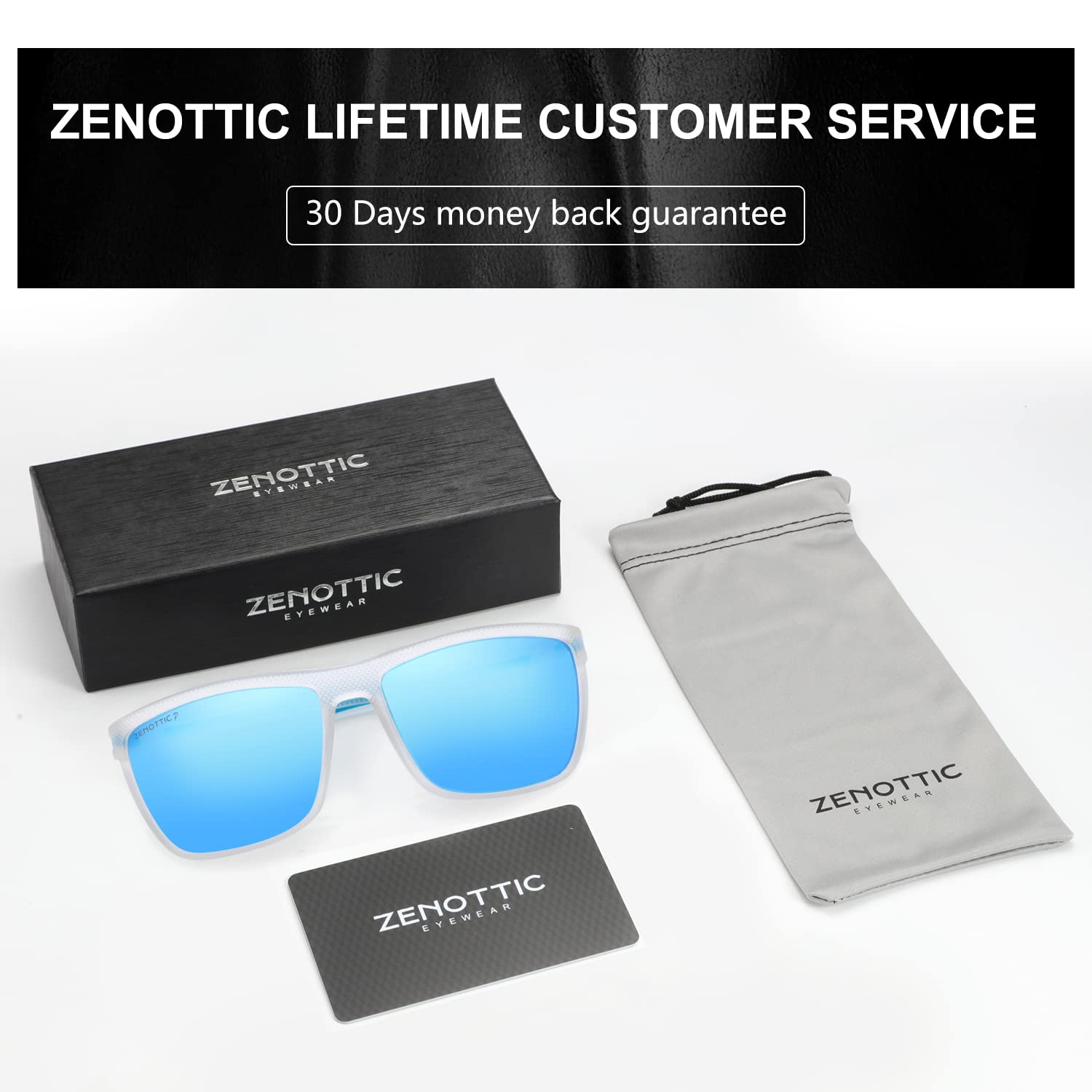 Foto 7 pulgar | Gafas De Sol Zenottic Polarized Tr90 Frame Uv400 Para Hombre S04 - Venta Internacional.
