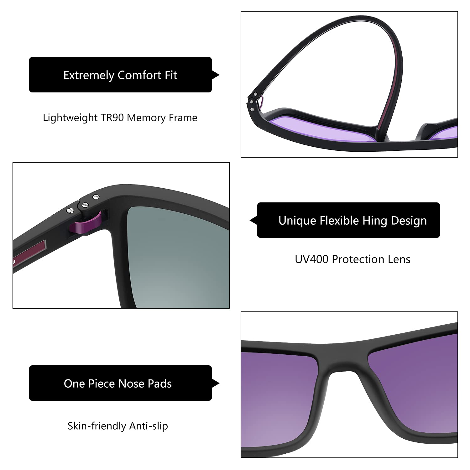 Foto 6 pulgar | Gafas De Sol Zenottic Polarized Tr90 Frame Uv400 Para Hombre - Venta Internacional.