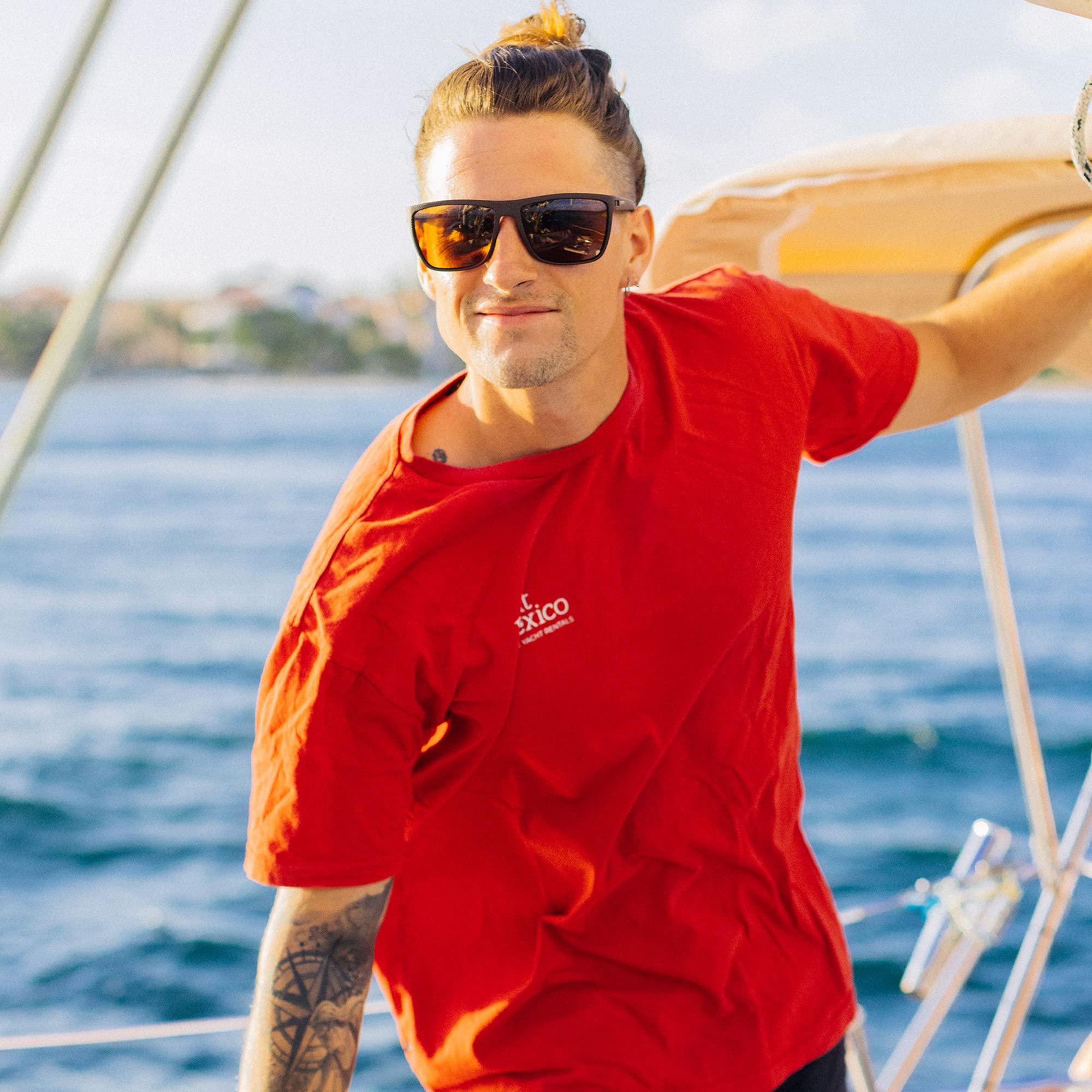 Foto 6 pulgar | Gafas De Sol Zenottic Polarized Tr90 Frame Uv400 Para Hombre - Venta Internacional.