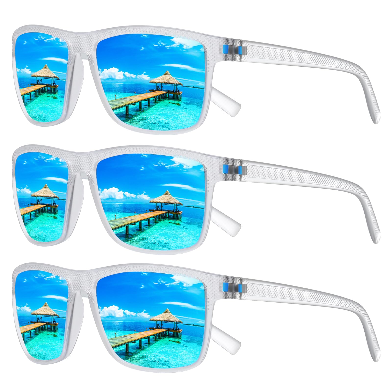 Foto 2 pulgar | Gafas De Sol Turbopep Cuadradas Polarizadas Ligeras Uv400 - Venta Internacional.