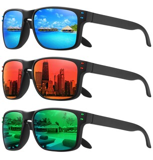 Foto 1 | Gafas De Sol Meetsun Con Protección Uv400 Polarizadas Paquete De 3 - Venta Internacional.