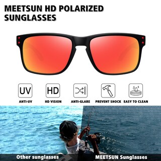 Foto 2 | Gafas De Sol Meetsun Con Protección Uv400 Polarizadas Paquete De 3 - Venta Internacional.