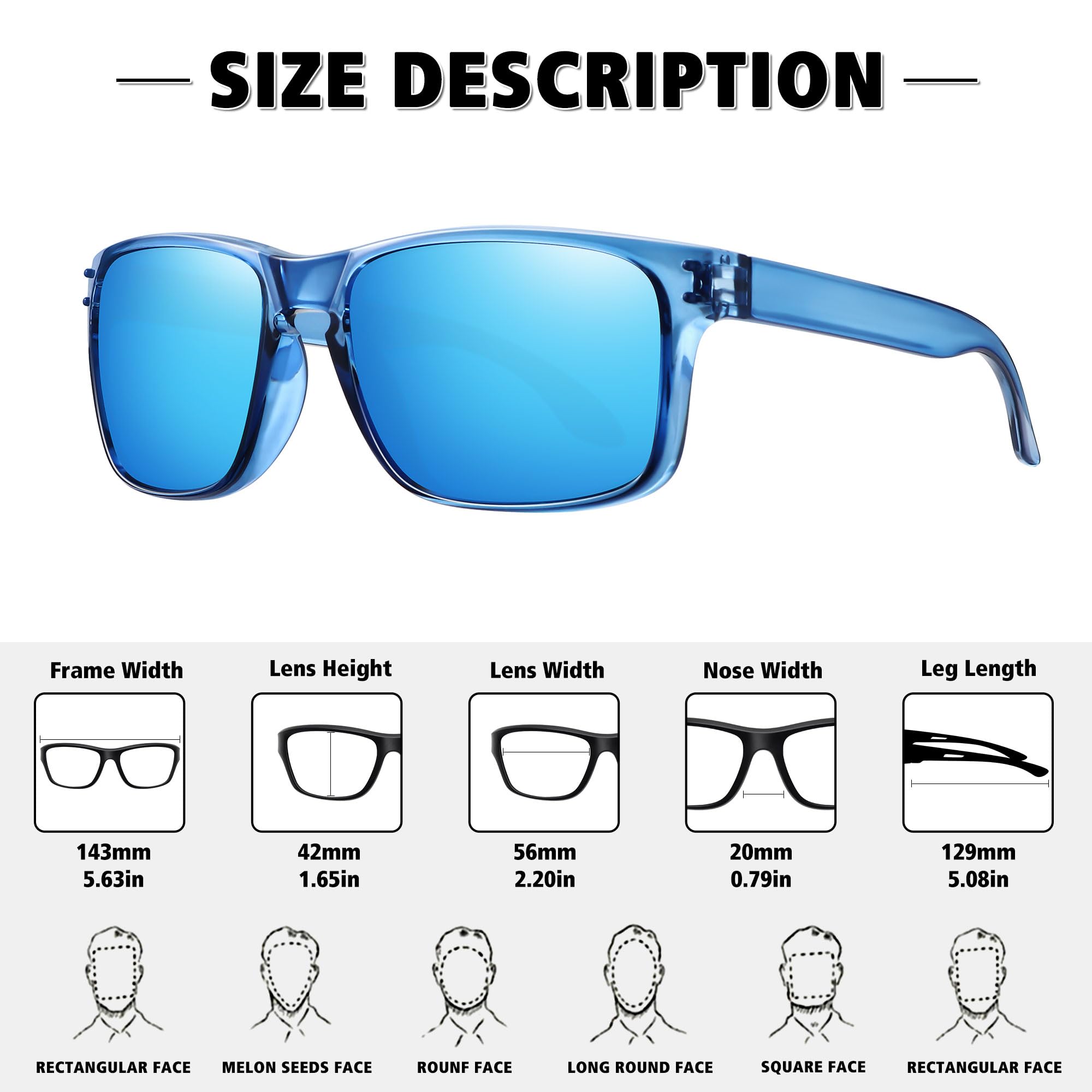 Foto 3 | Gafas De Sol Meetsun Con Protección Uv400 Polarizadas  Paquete De 3 - Venta Internacional.
