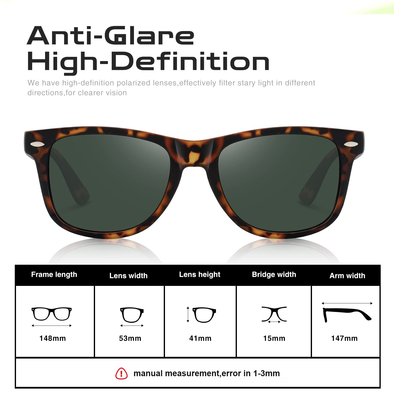 Foto 3 | Gafas De Sol Demikos Polarizadas Con Protección Uv400 Para Hombres Y Mujeres - Venta Internacional.