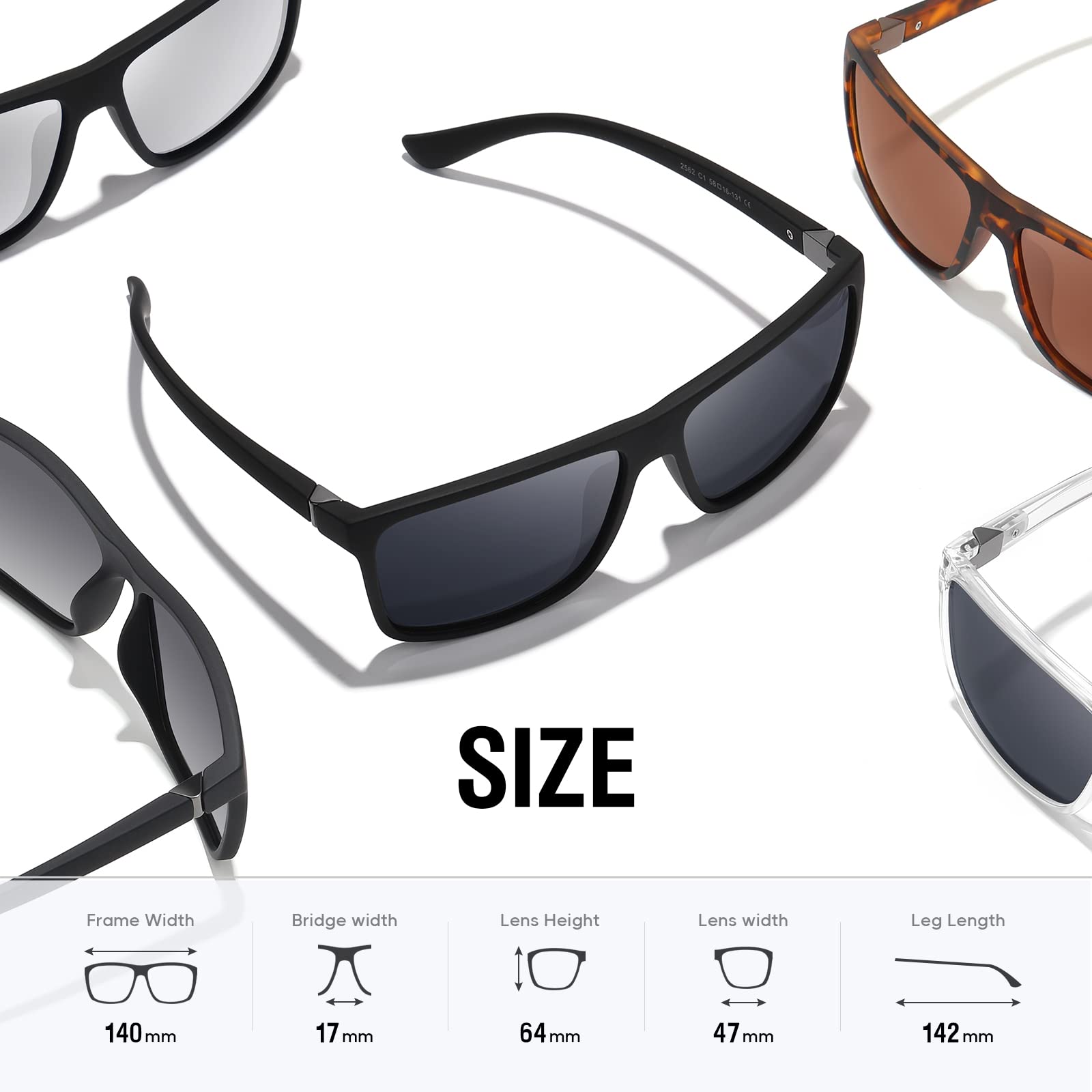Foto 4 pulgar | Gafas De Sol Kwhzxgyy Polarizadas Con Protección Uv400 Para Hombres Y Mujeres - Venta Internacional.