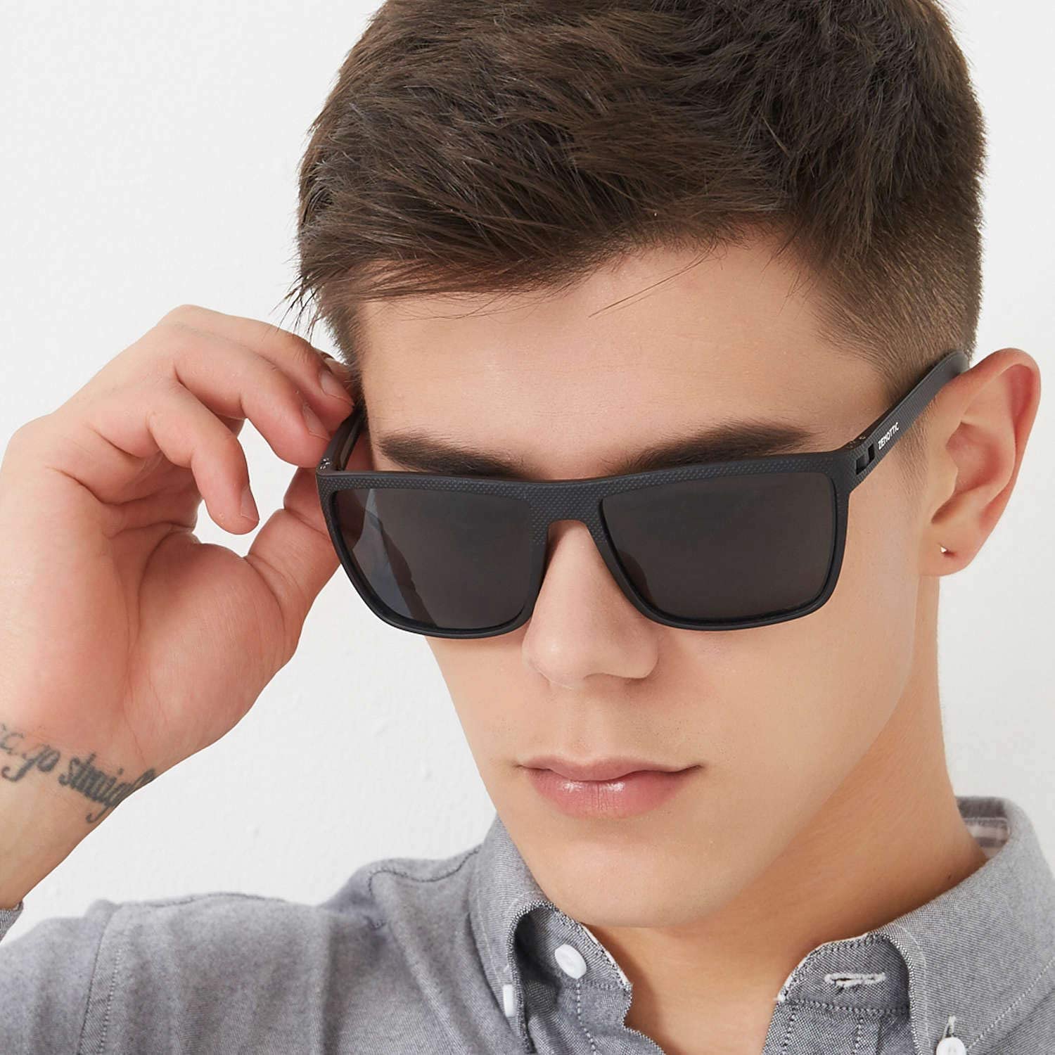 Foto 7 pulgar | Gafas De Sol Zenottic Polarized Tr90 Frame Uv400 Para Hombre - Venta Internacional.