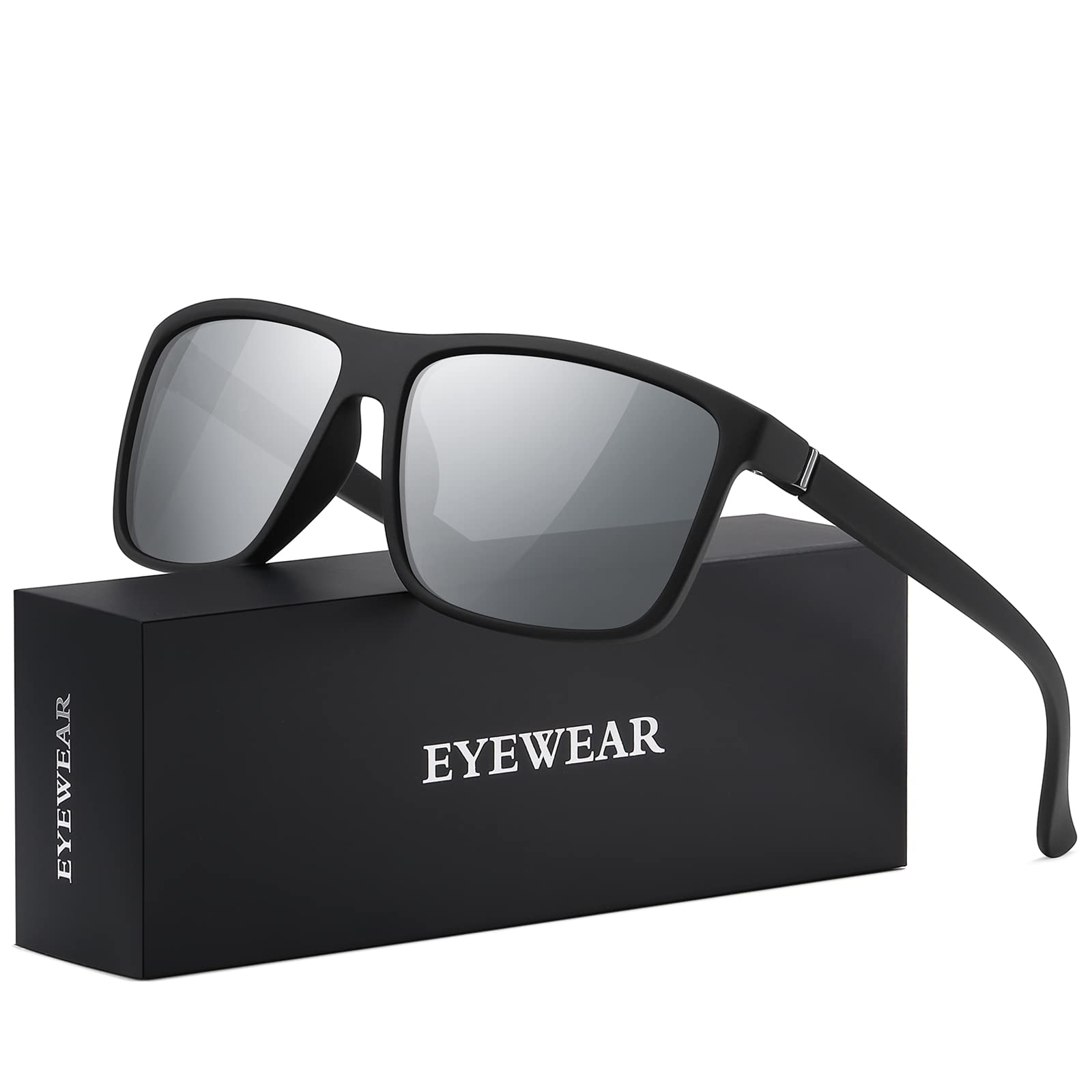 Foto 1 | Gafas De Sol Kwhzxgyy Polarizadas Para Hombre Y Mujer  Negras - Venta Internacional.
