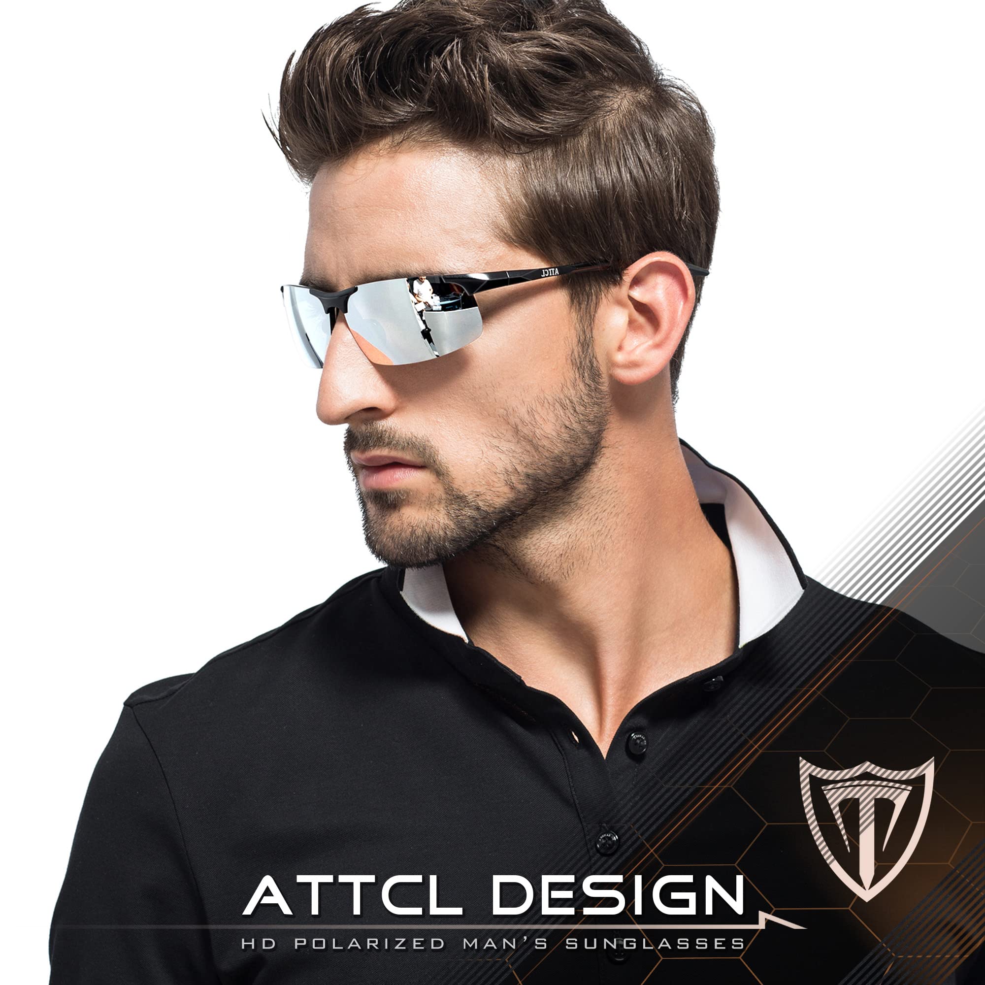 Foto 3 pulgar | Gafas De Sol Attcl Fashion Sports Polarized Para Hombre 8177 - Venta Internacional.