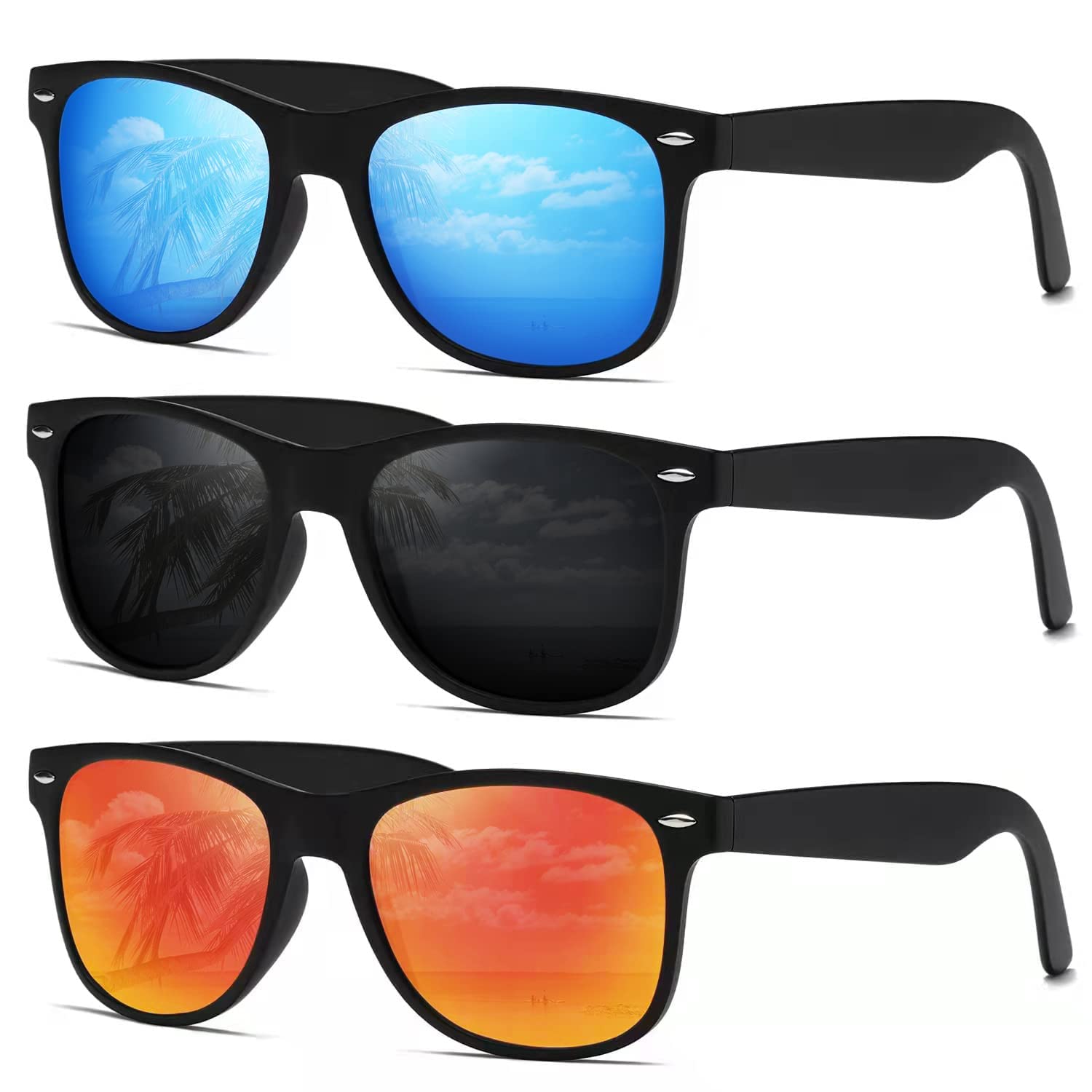 Foto 2 pulgar | Gafas De Sol Demikos Polarizadas Unisex Azul - Venta Internacional.