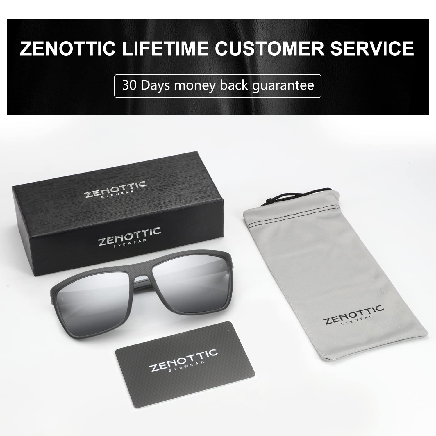 Foto 7 pulgar | Gafas De Sol Zenottic Polarized Tr90 Frame Uv400 Para Hombre - Venta Internacional.
