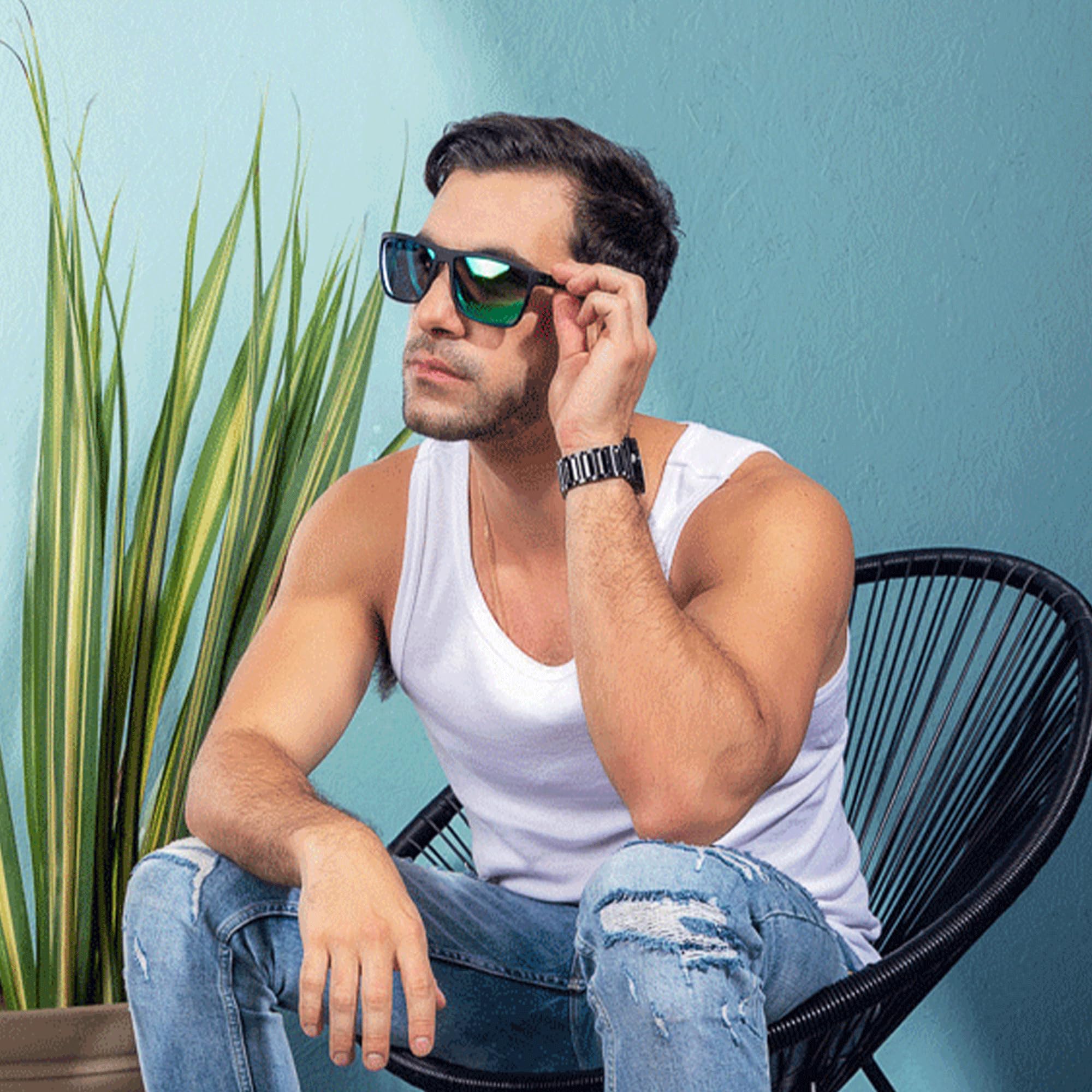 Foto 3 pulgar | Gafas De Sol Zenottic Polarized Tr90 Frame Uv400 Para Hombre - Venta Internacional.