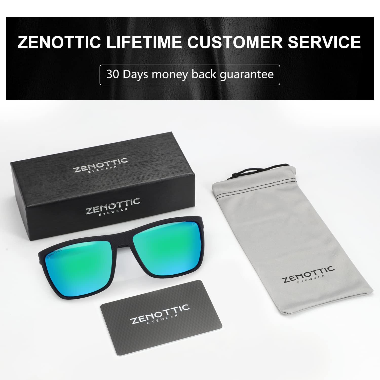 Foto 7 pulgar | Gafas De Sol Zenottic Polarized Tr90 Frame Uv400 Para Hombre - Venta Internacional.