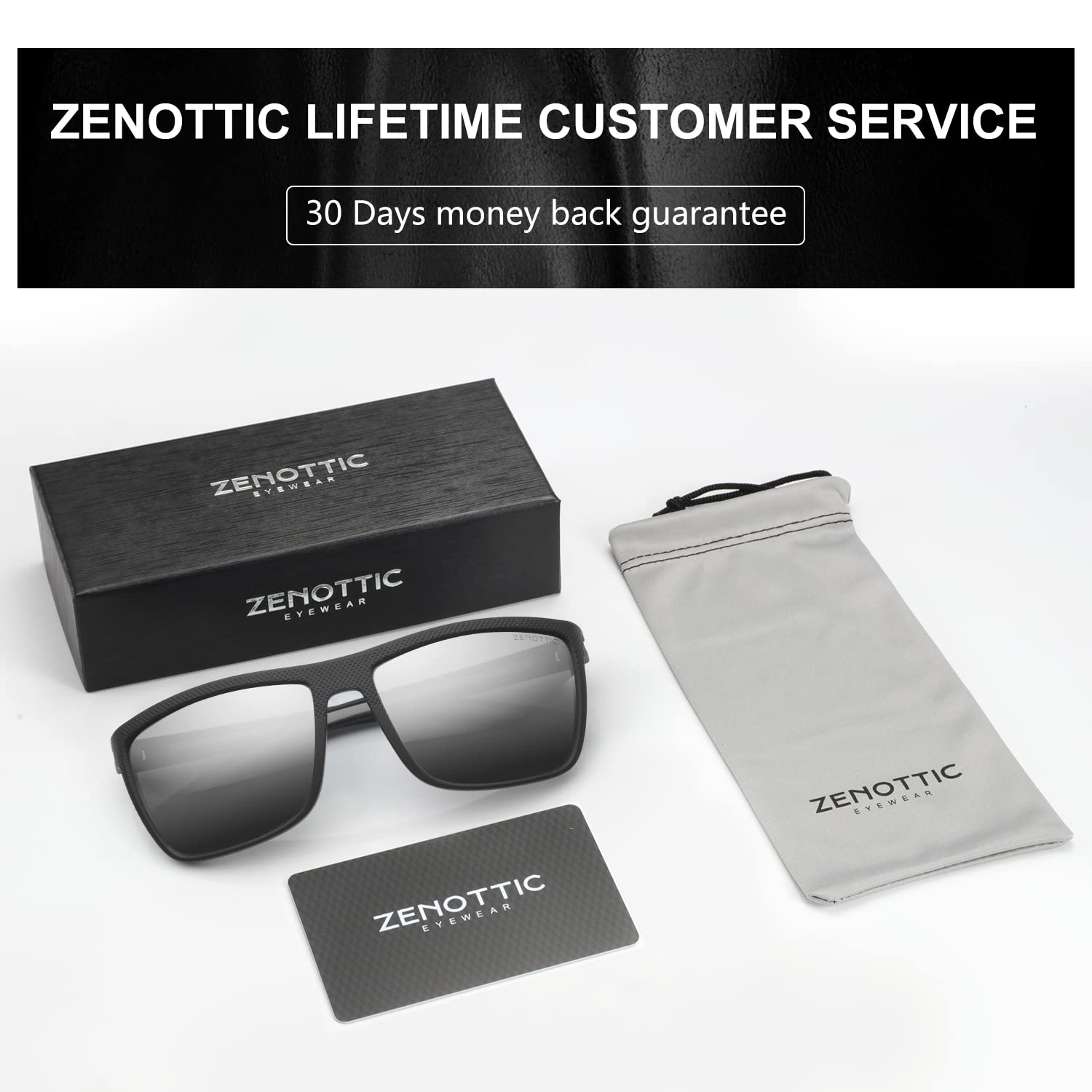 Foto 7 pulgar | Gafas De Sol Zenottic Polarized Tr90 Frame Uv400 Para Hombre - Venta Internacional.