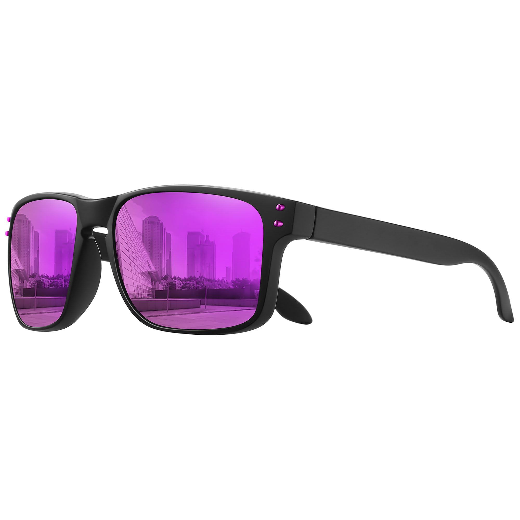 Foto 1 | Gafas De Sol Meetsun Polarizadas Con Protección Uv400  Marco Negro - Venta Internacional.