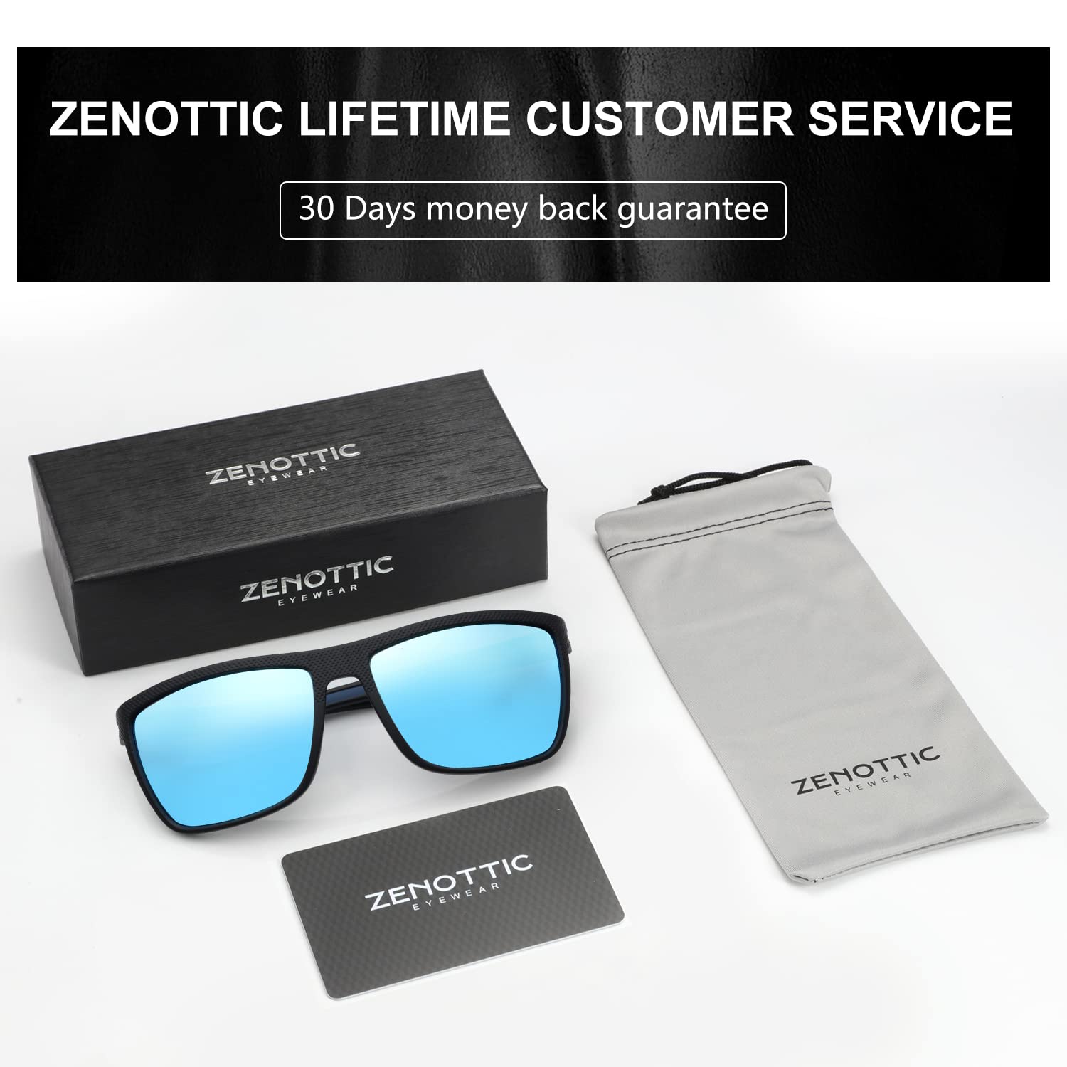 Foto 7 pulgar | Gafas De Sol Zenottic Polarized Tr90 Frame Uv400 Para Hombre - Venta Internacional.