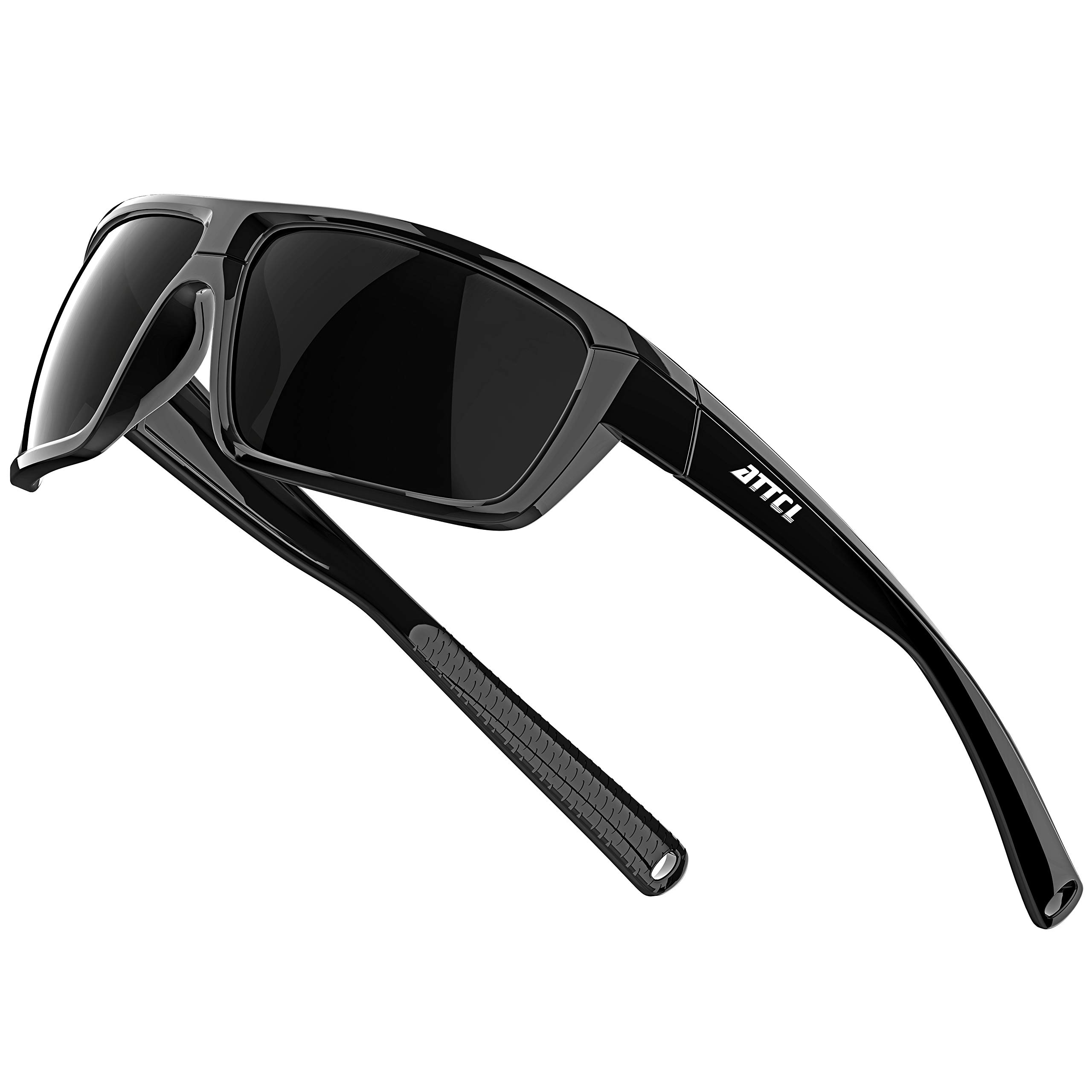 Foto 1 | Gafas De Sol Attcl Polarized Wrap 5001 Para Hombre - Negro - Venta Internacional.