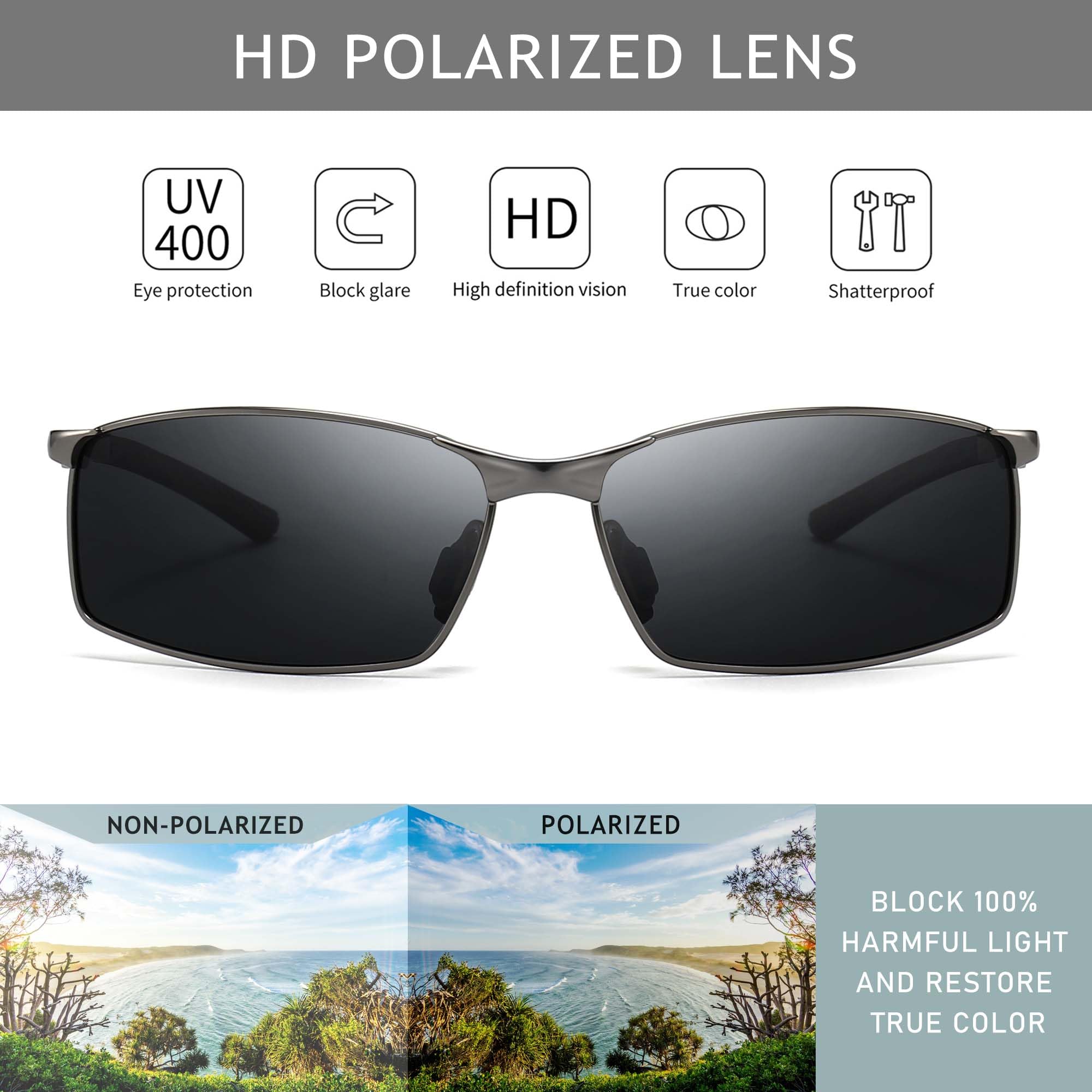 Foto 2 | Gafas De Sol Sungait Ultraligeras Polarizadas Sgt559-qh Para Hombre - Venta Internacional.
