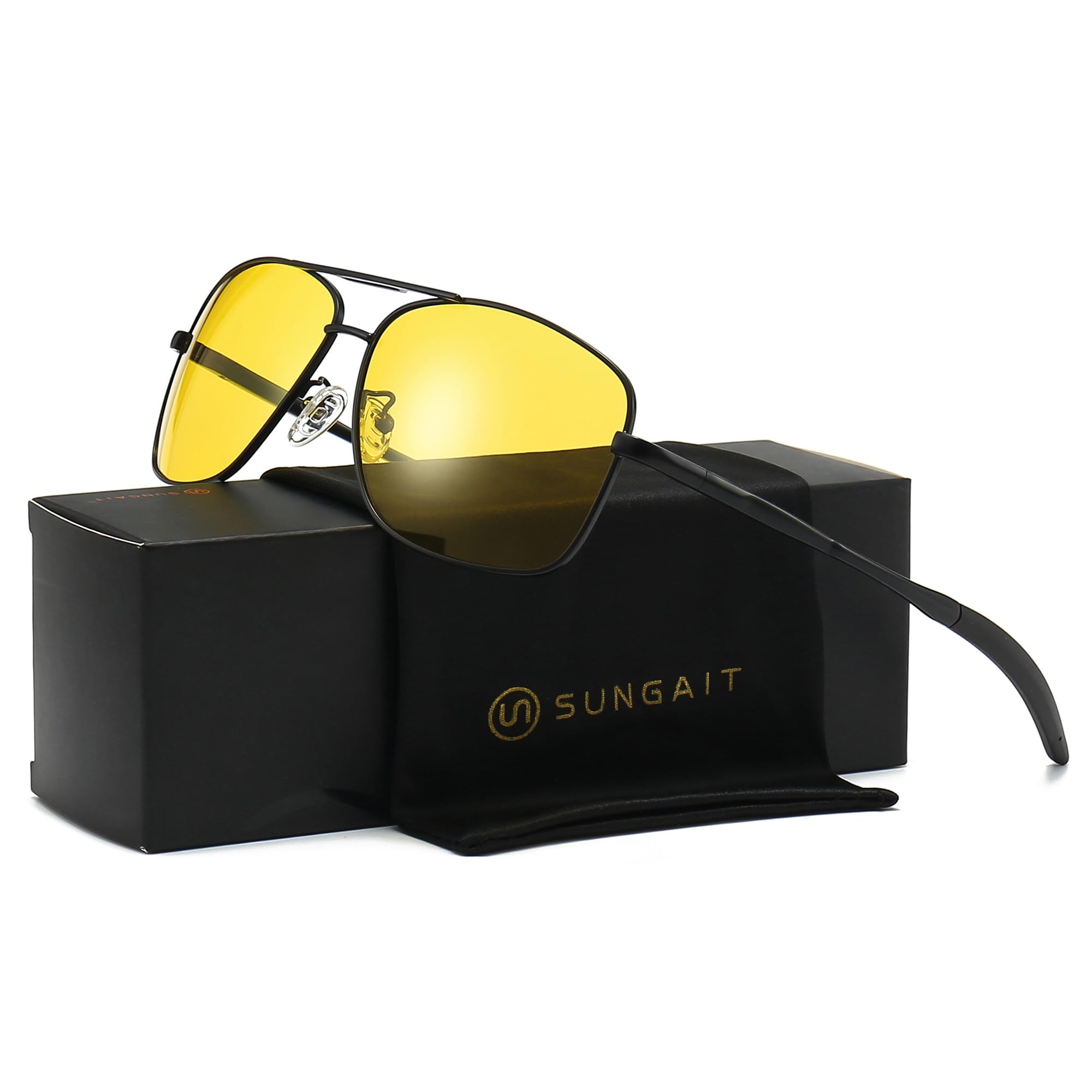 Foto 7 | Gafas De Visión Nocturna Sungait Driving Polarizadas Para Hombre - Venta Internacional.