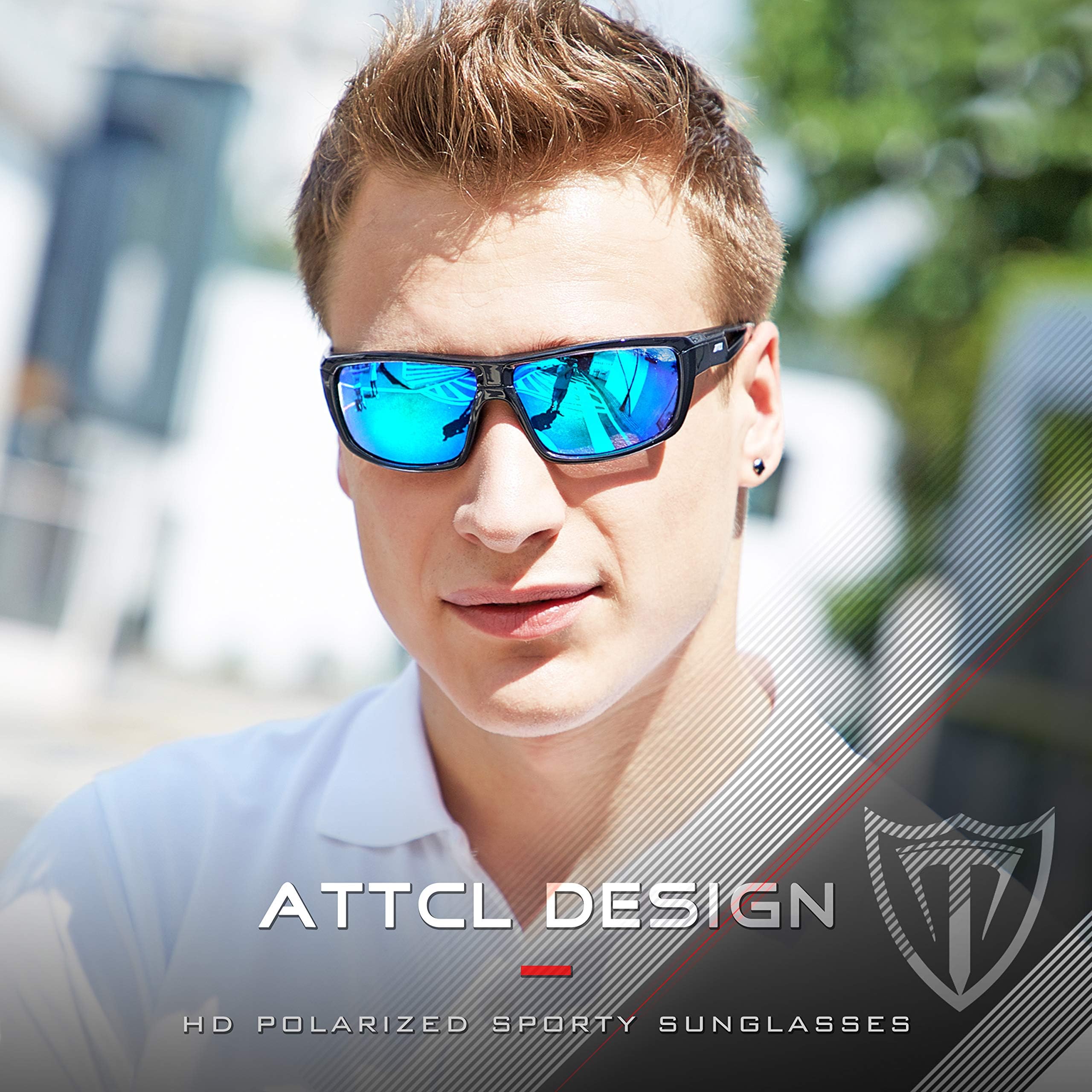 Foto 3 pulgar | Gafas De Sol Attcl J2021 Sports Polarizadas Con Protección Uv400 - Venta Internacional.