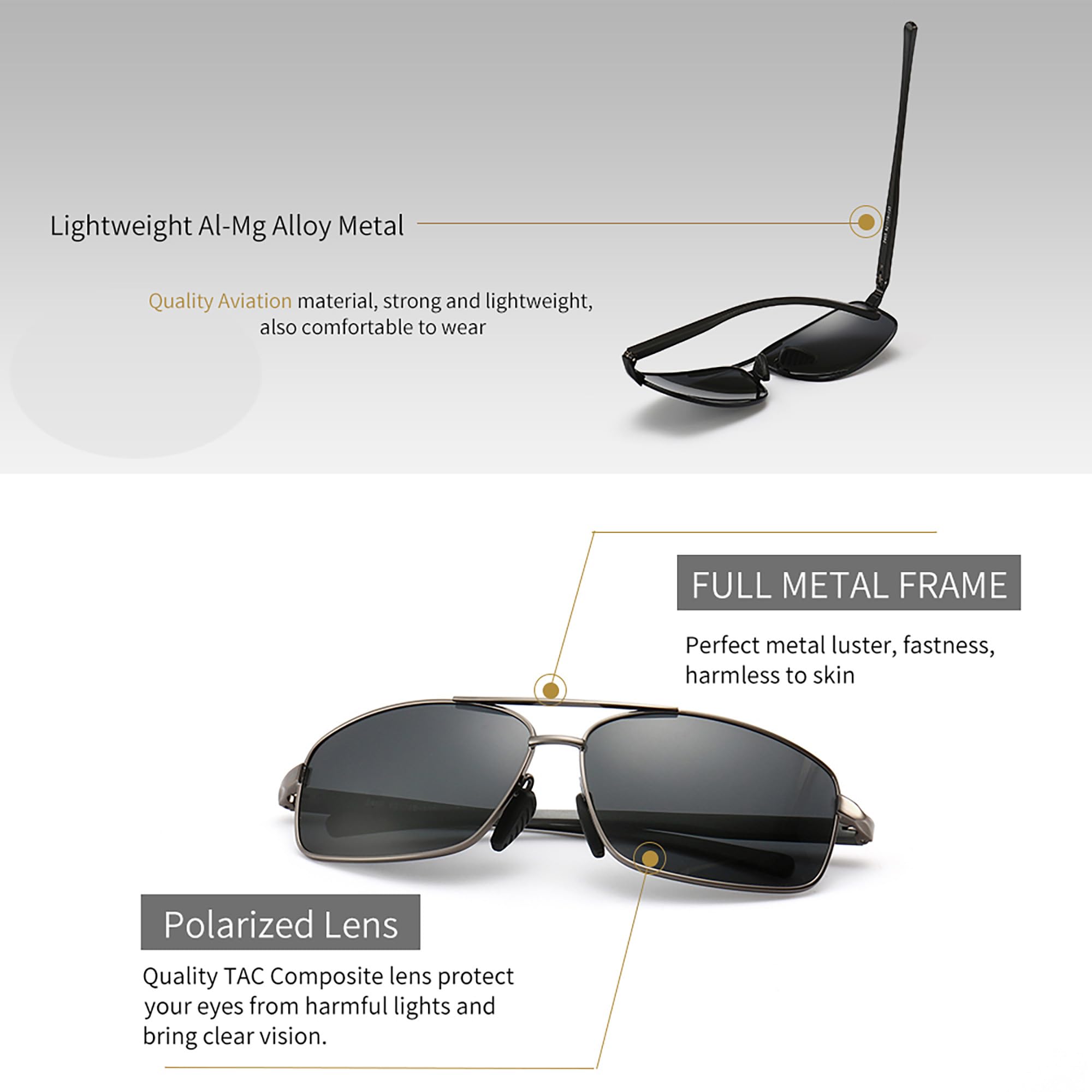 Foto 5 pulgar | Gafas De Sol Sungait Ultraligeras Polarizadas Sgt458qh-hh-5 - Venta Internacional.