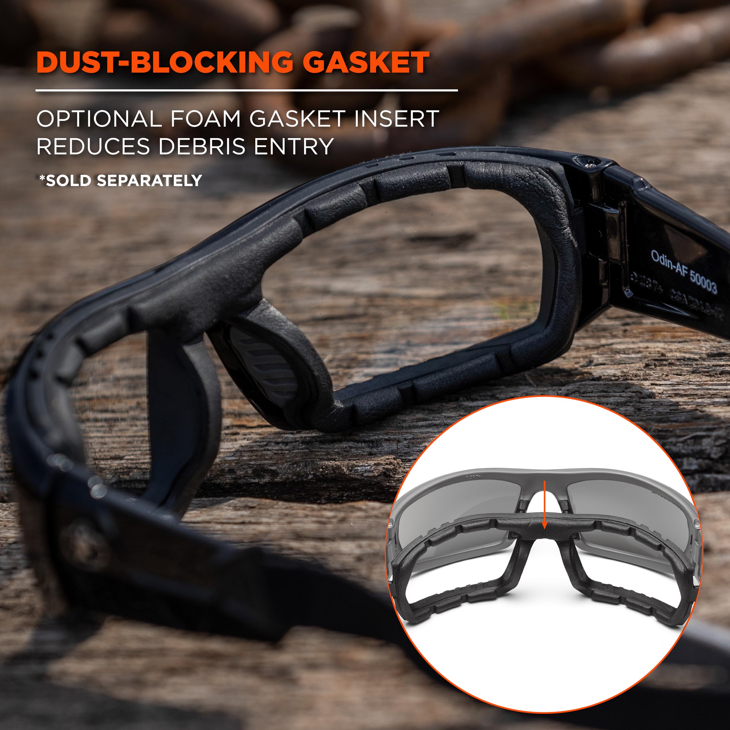 Foto 7 pulgar | Gafas De Sol De Seguridad Ergodyne Skullerz Odin Con Lentes Polarizadas - Venta Internacional.