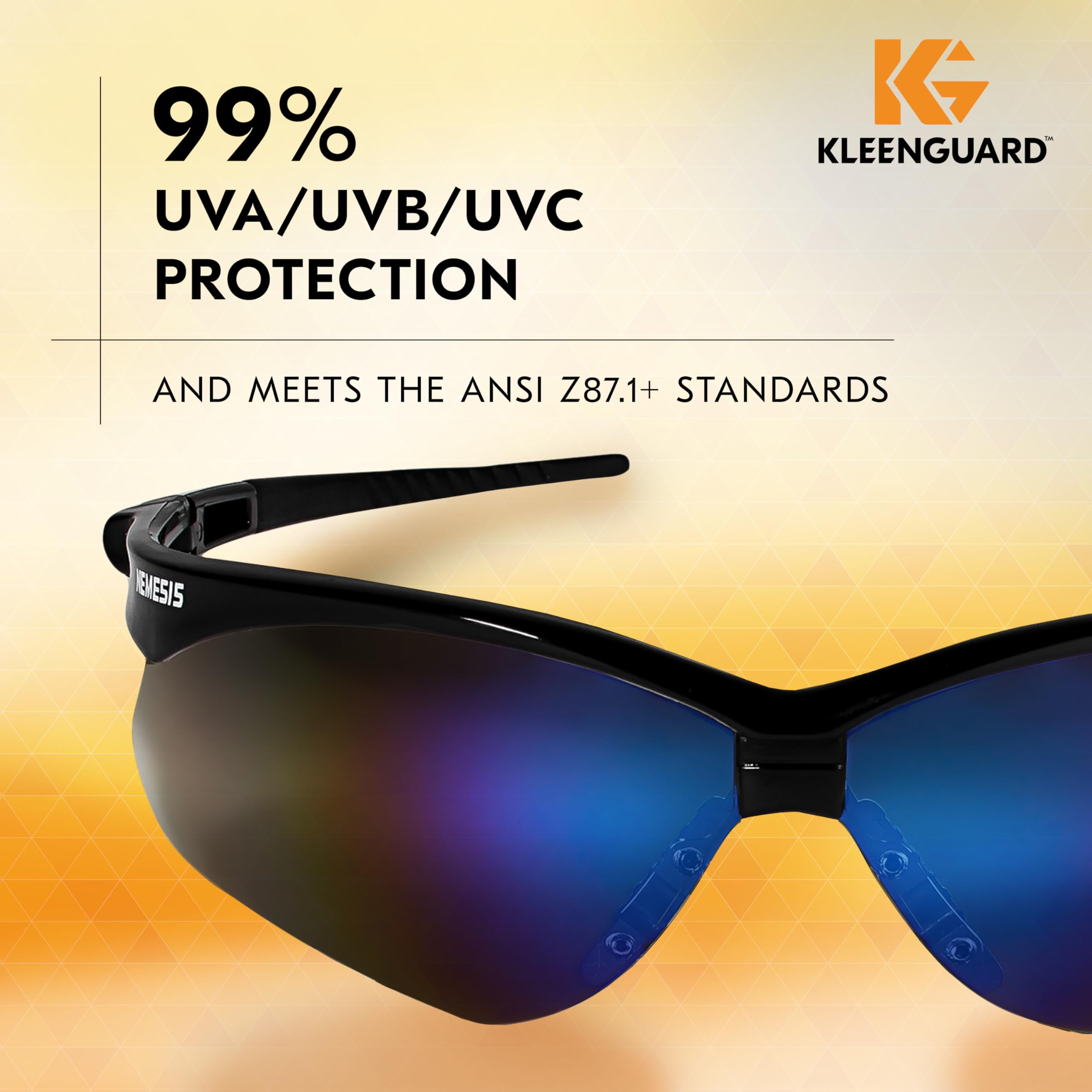 Foto 7 pulgar | Gafas De Seguridad Kleenguard V30 Nemesis  Unisex  Lentes Azules  12 Unidades - Venta Internacional.