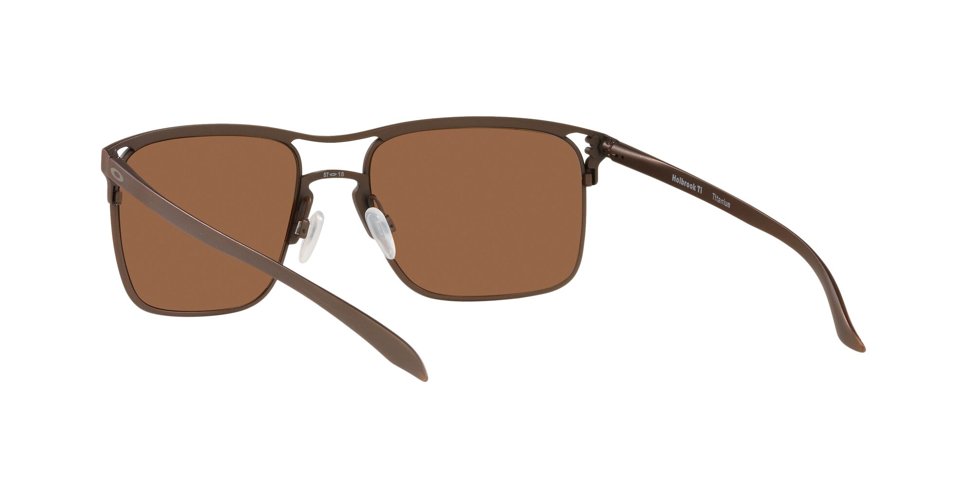 Foto 7 pulgar | Lente De Sol Oakley Oo6048 03 Holbrook Ti Color Marrón Polarizado