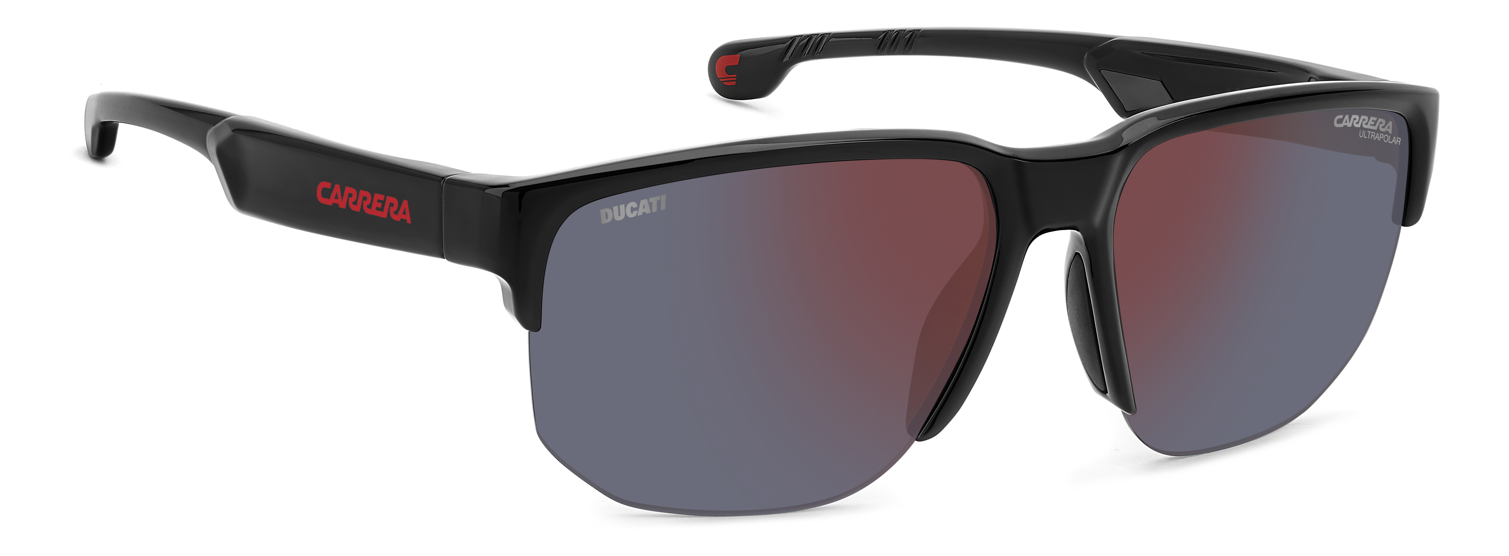 Foto 3 pulgar | Lente De Sol Carrera Ducati Carduc 028/s Color Negro Espejeado Antirreflejante