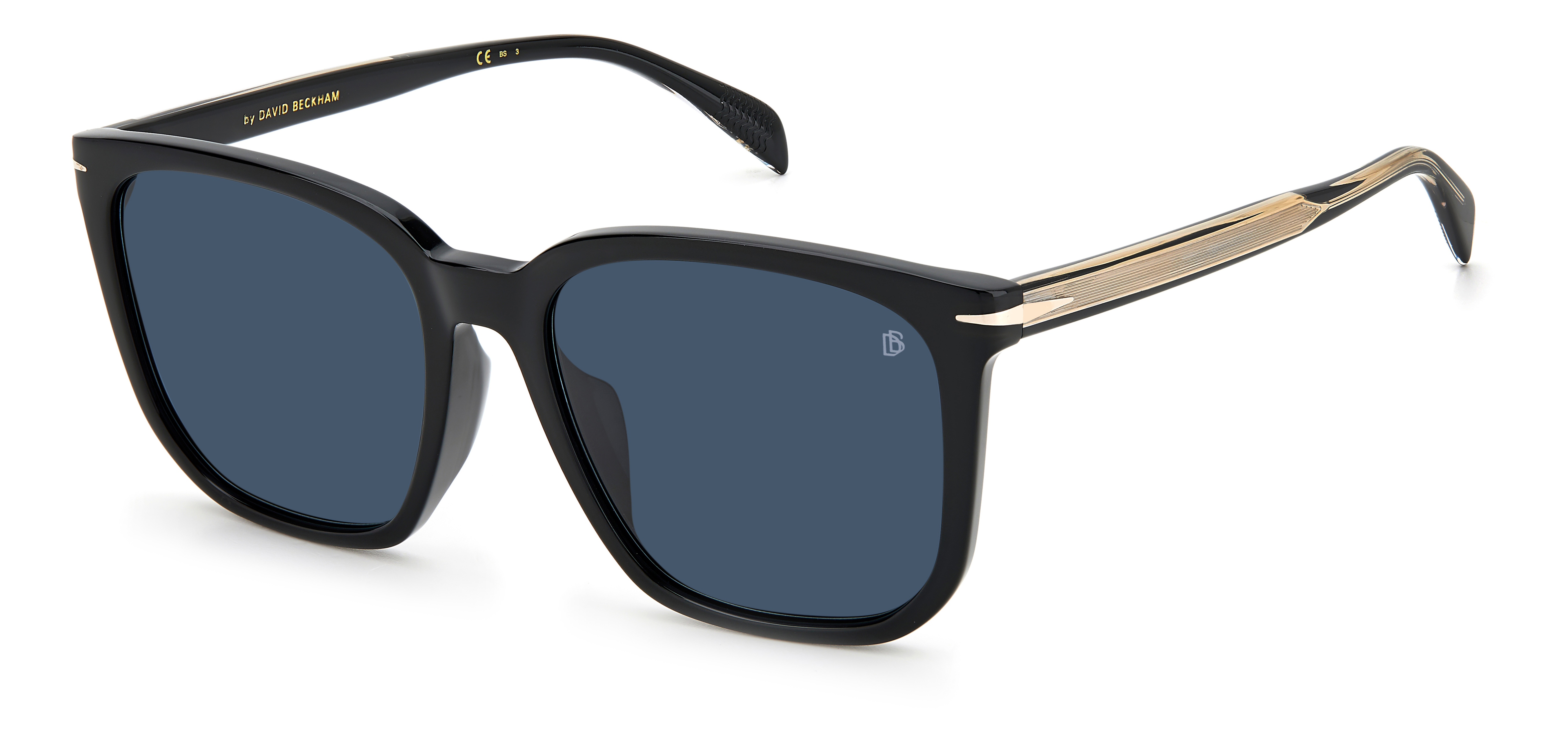 Foto 2 pulgar | Lente De Sol David Beckham Db 1071/f/s 2m2 Color Azul Rectangular