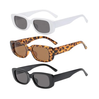 Foto 1 | Gafas de Sol Rectangulares Estilo Retro- 3 Piezas