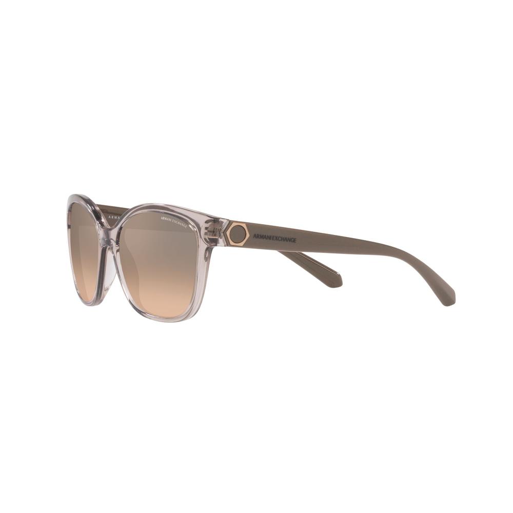 Foto 3 pulgar | Lentes de Sol Armani Exchange AX4127S Cat Eye Brown Mirror Silver Gradient