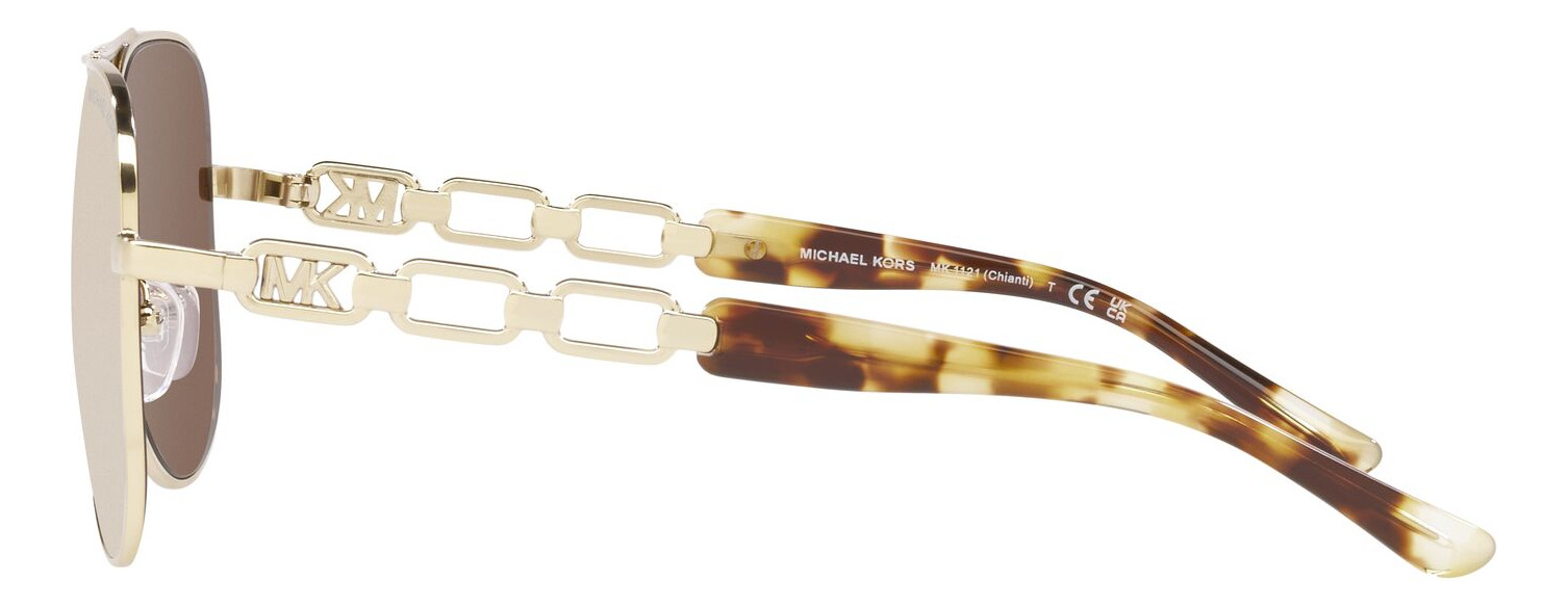 Foto 4 pulgar | Lentes de Sol Michael Kors MK1121 color Dorado Aviador