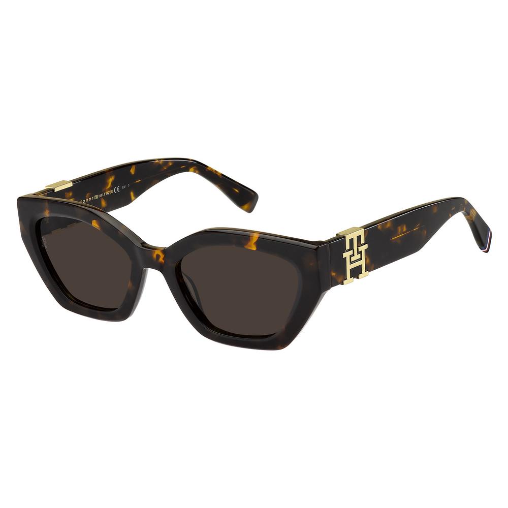 Lentes de Sol Tommy Hilfiger Cuadrado Cafés para Mujer