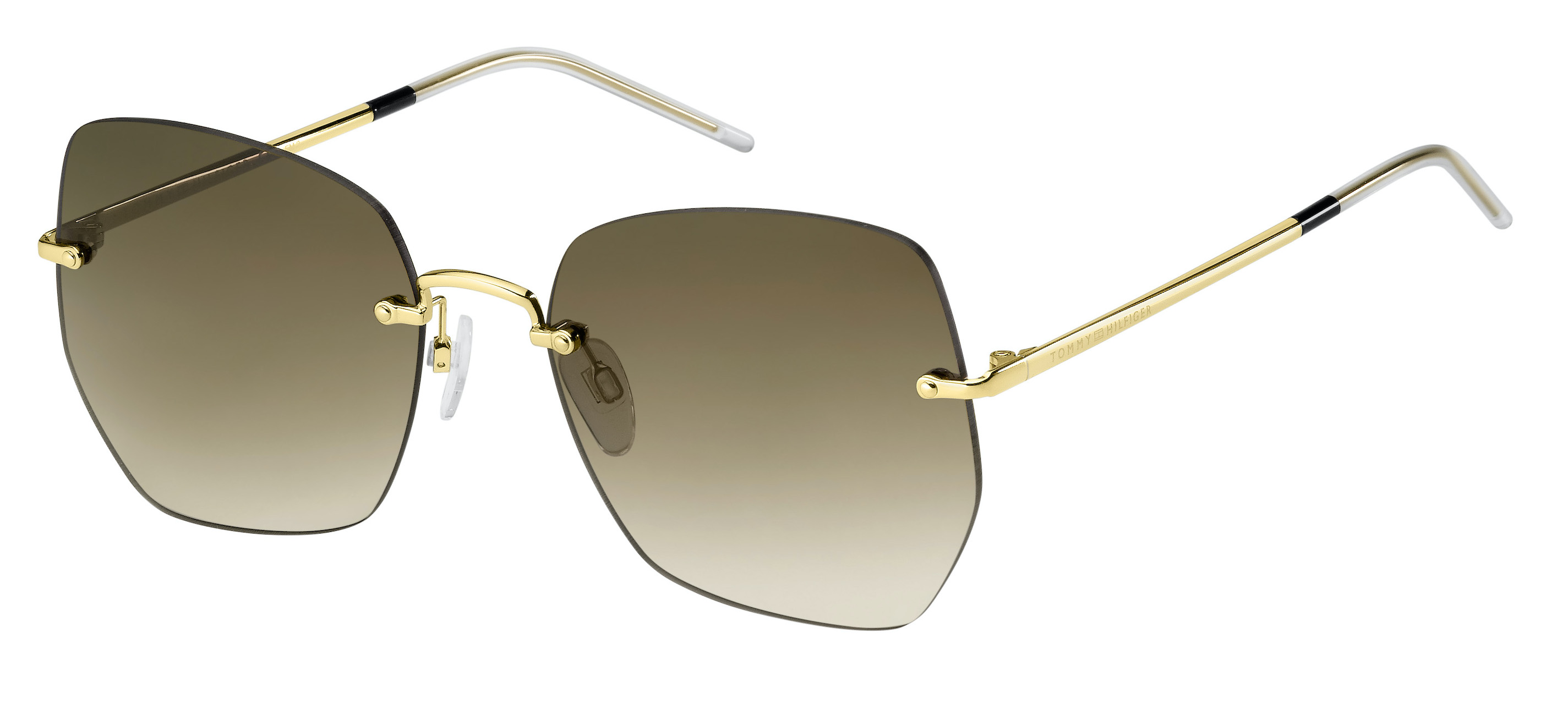 Lentes de Sol Tommy Hilfiger 01QHA color Dorado