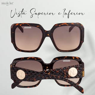 Foto 3 | Lentes de Sol Nicole Lee Jenny Leopardo