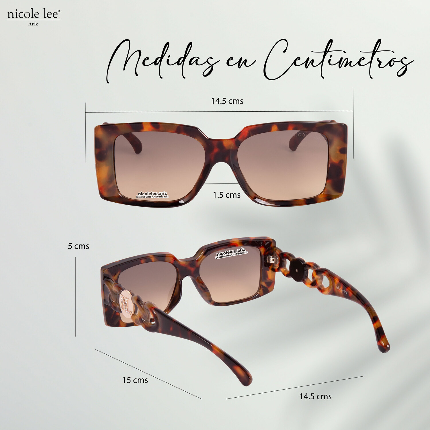 Foto 5 pulgar | Lentes de Sol Nicole Lee Modelo Kenia Leopardo