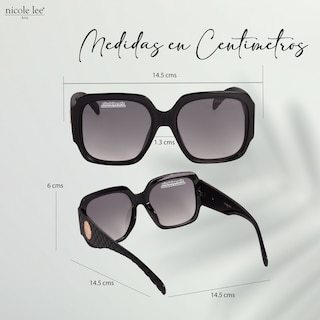 Foto 4 | Lentes de Sol Nicole Lee Modelo Jenny Negro
