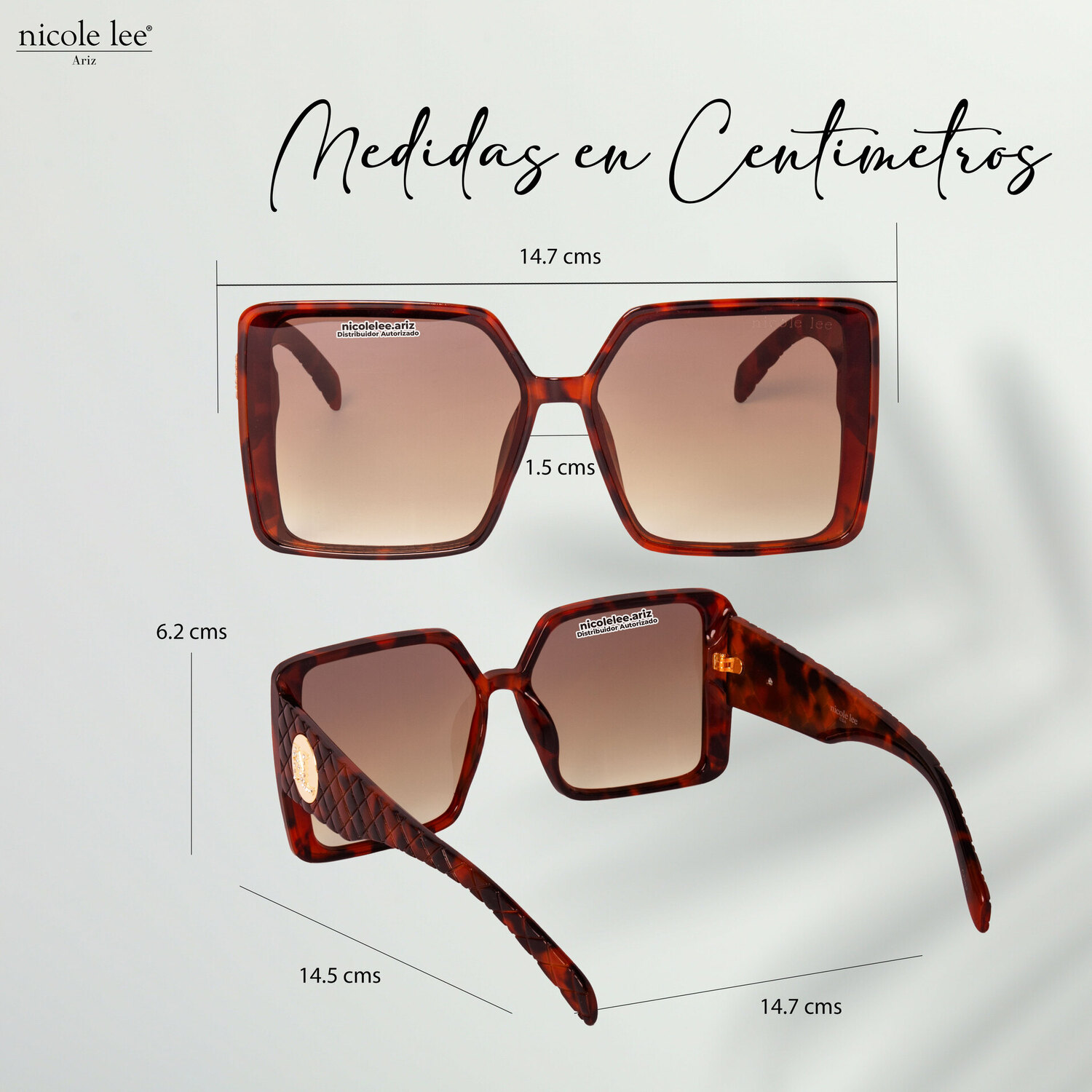 Foto 4 | Lentes de Sol Nicole Lee León Multicolor