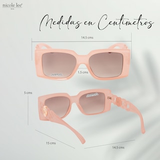 Foto 4 | Lentes de Sol Nicole Lee Kenia Naranja