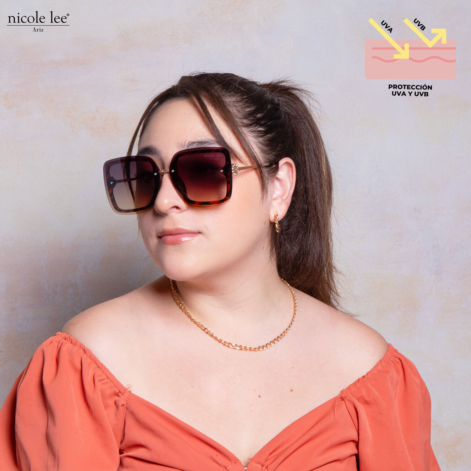 Foto 5 | Lentes se Sol Nicole Lee Danna Multicolor