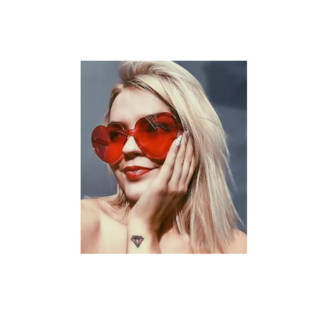 Foto 4 | Lentes Gafas De Sol De Corazón Para Mujer 12 Pcs, Multicolor