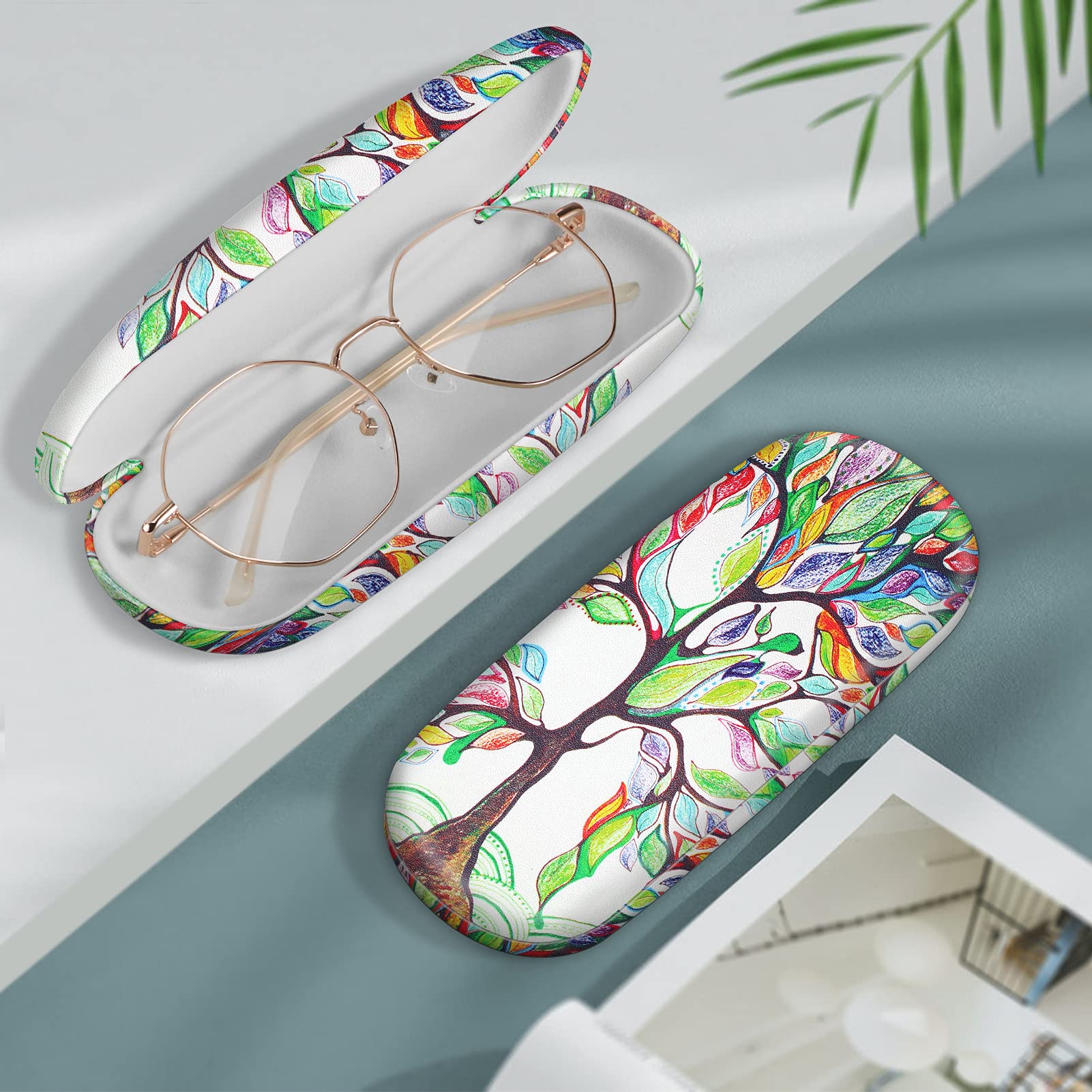 Foto 4 pulgar | Funda Para Gafas Fintie Hard Shell Love Tree Con Paño De Limpieza - Venta Internacional