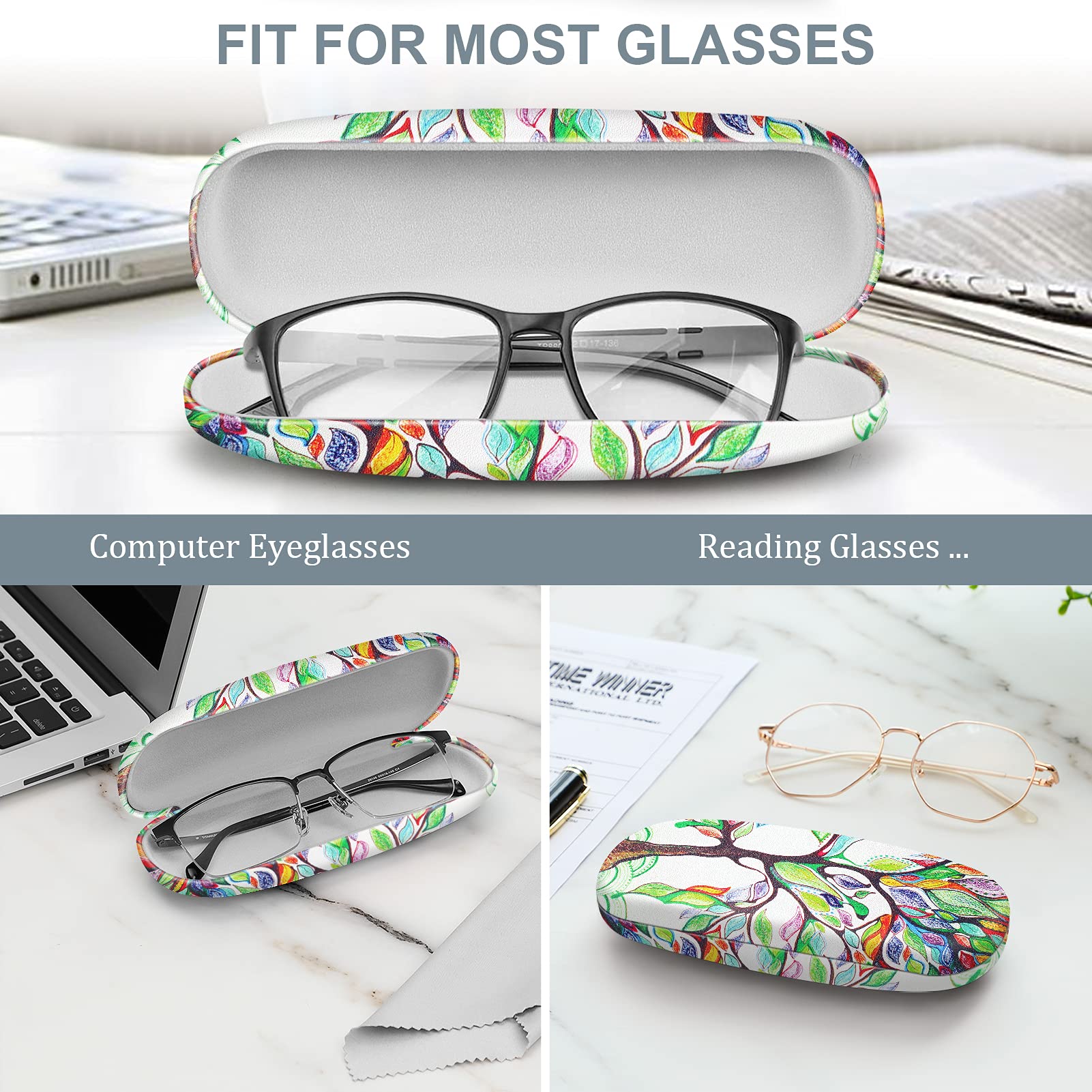 Foto 7 | Funda Para Gafas Fintie Hard Shell Love Tree Con Paño De Limpieza - Venta Internacional